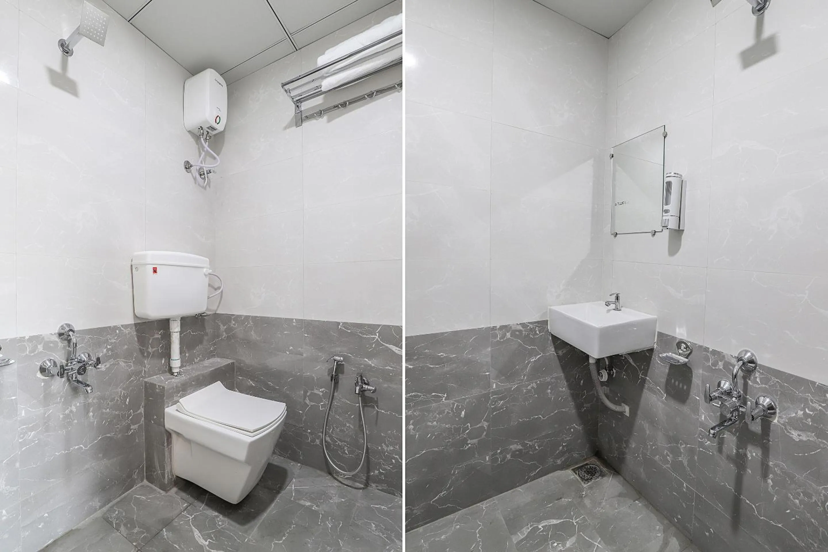 Bathroom in Super Hotel O La Veera