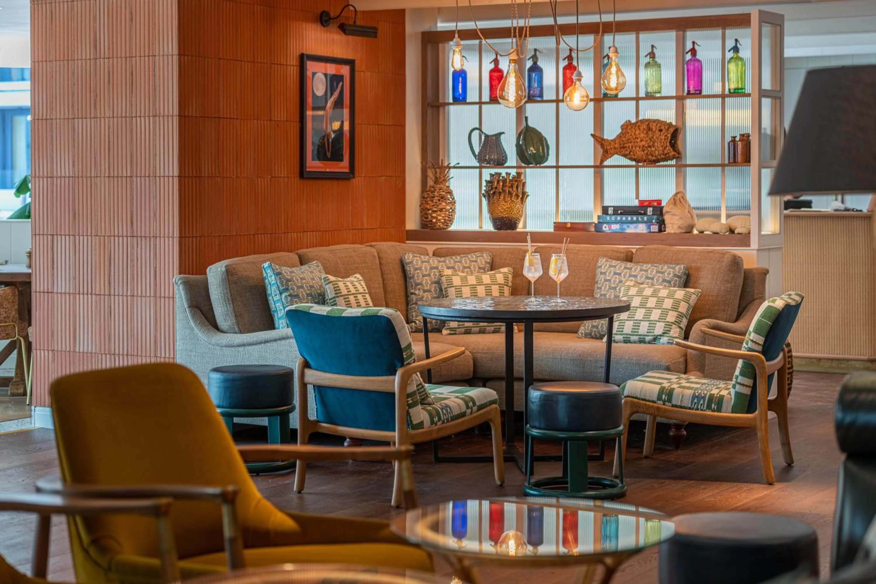 Seating area in Harbour Beach Club, Hotel & Spa