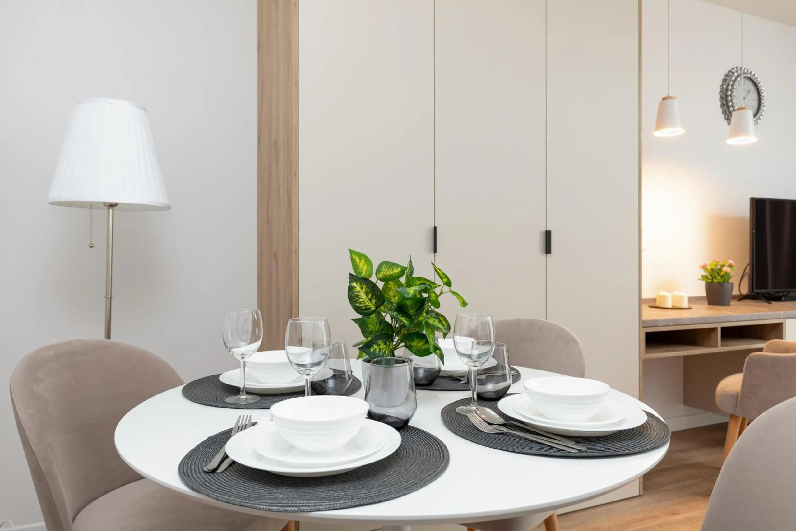 Seating area in Apartamenty Jantaris by Noclegi Renters