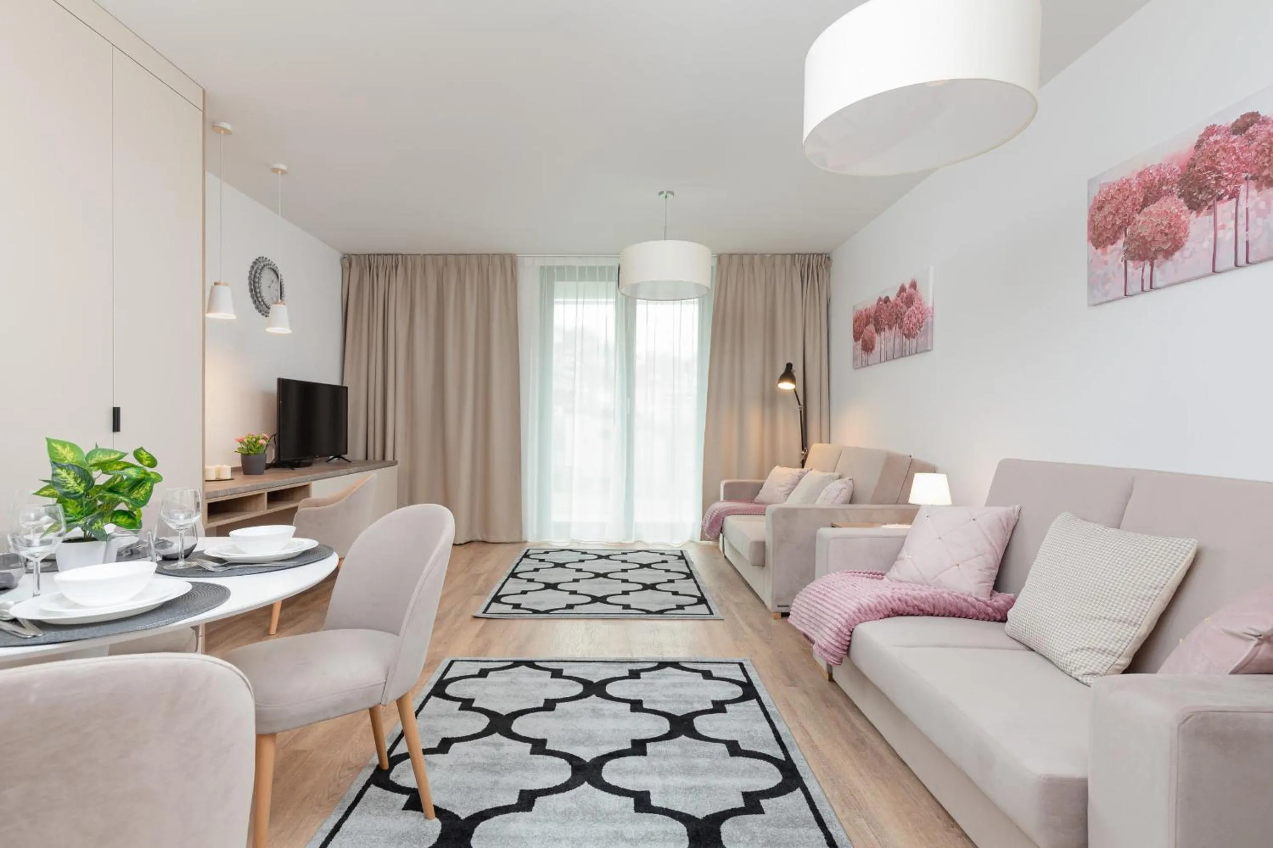 Seating area in Apartamenty Jantaris by Noclegi Renters