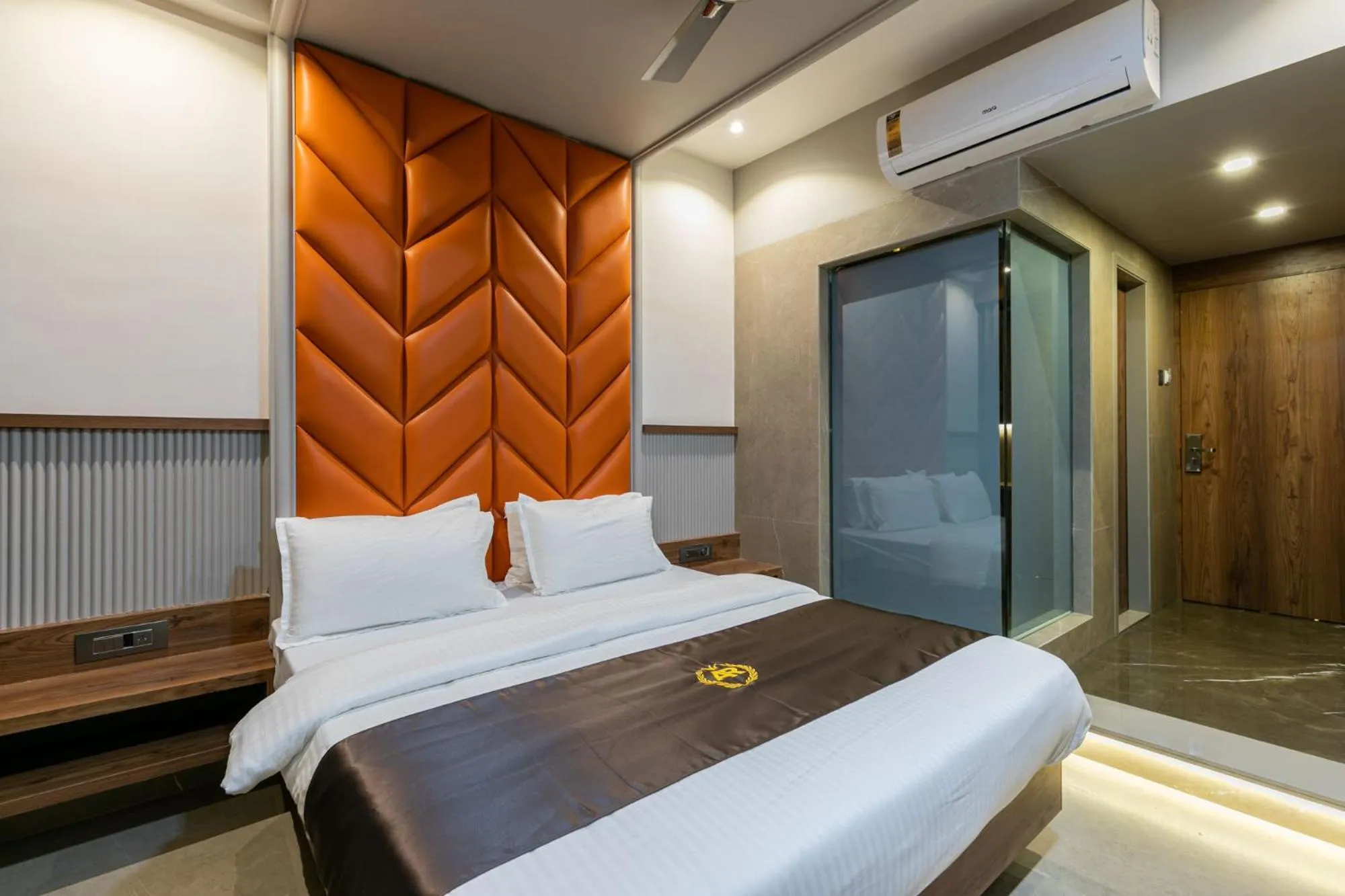 Bed in Hotel AR Residency