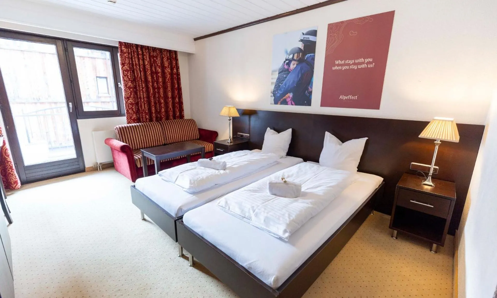 Bed in Hotel Rosanna by Alpeffect Hotels