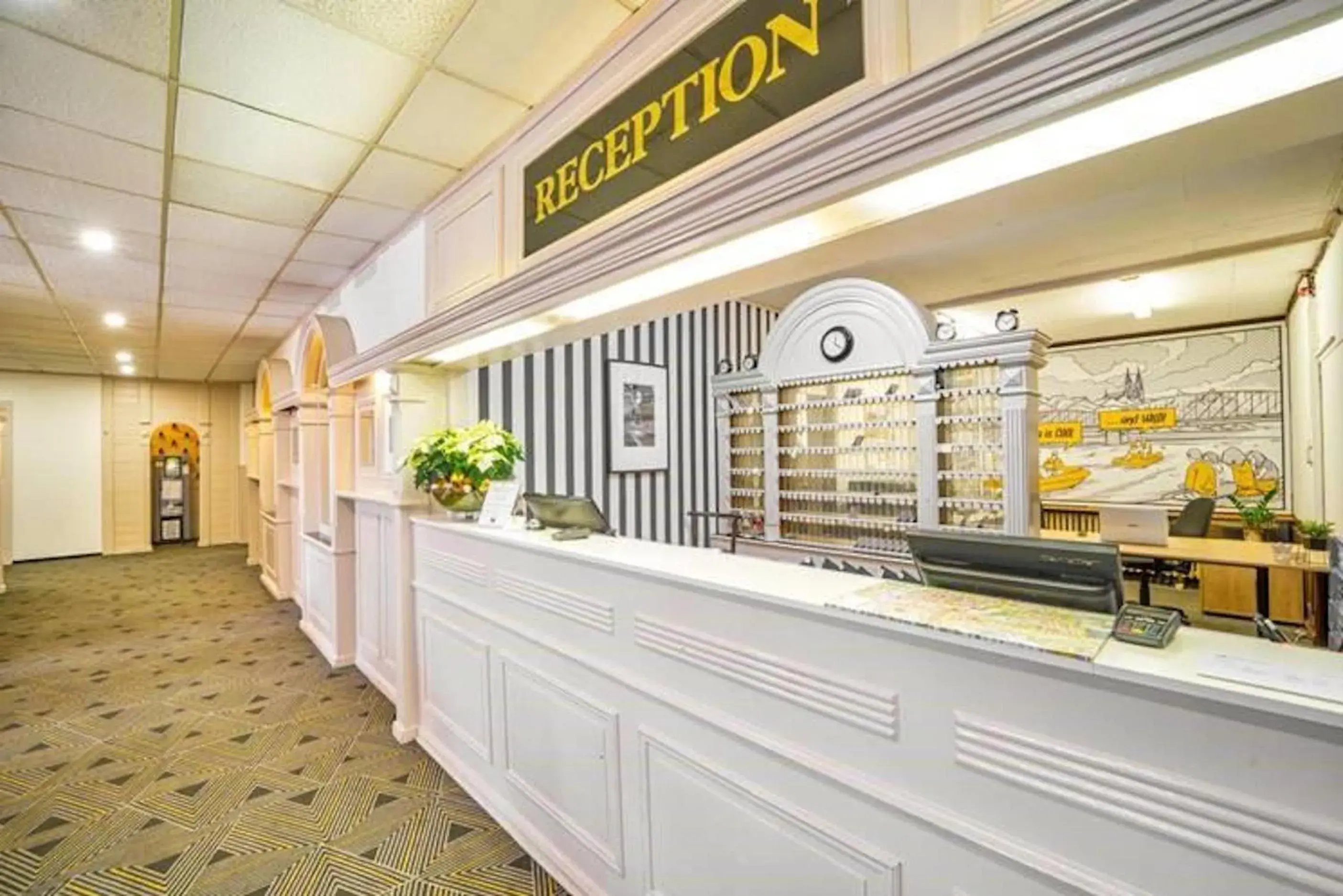 Lobby or reception in Hotel Uno Prague Lobby or reception in Hotel Uno Prague