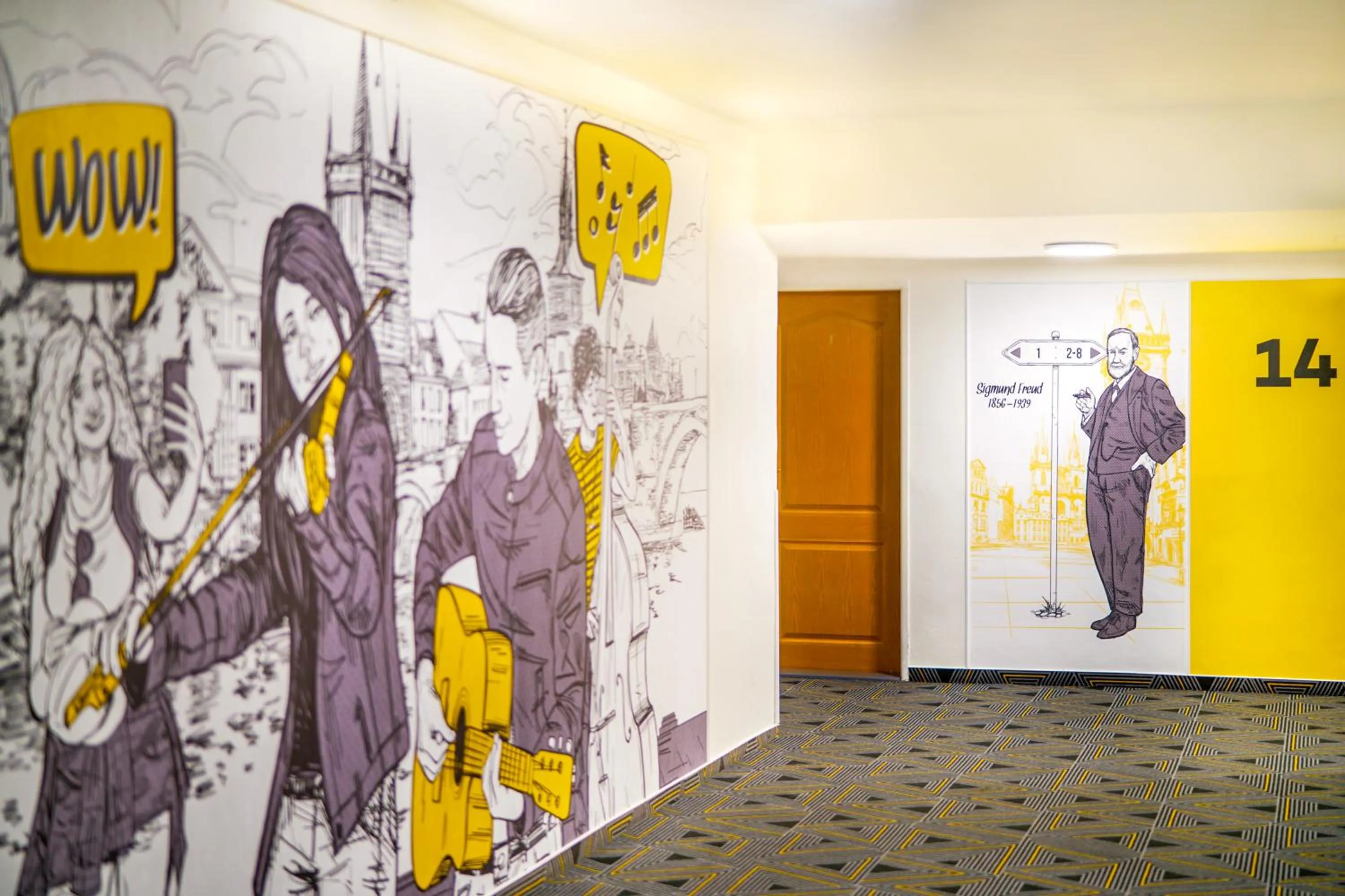 Area and facilities in Hotel Uno Prague