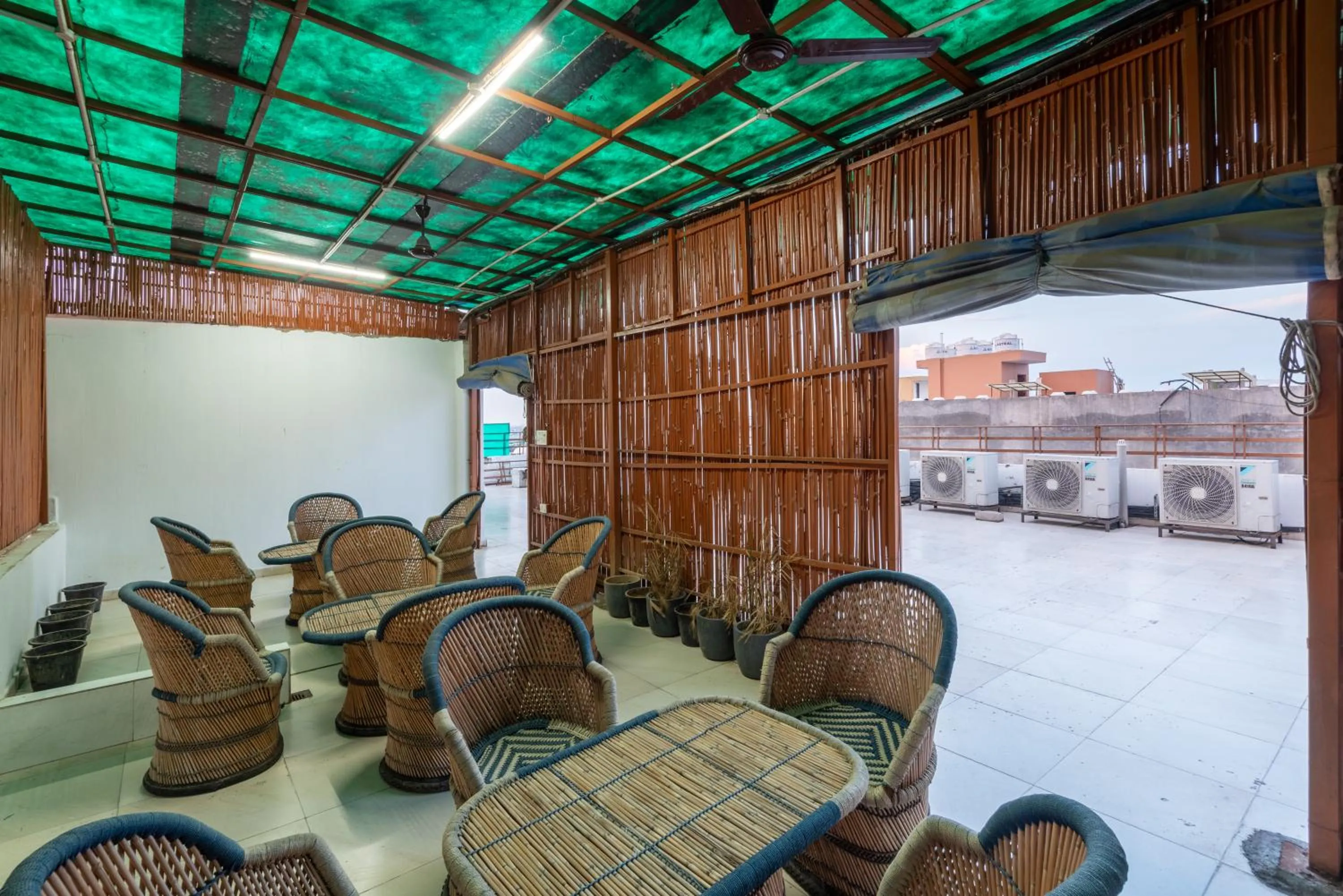 Balcony/Terrace in Hotel Royal Inn igi