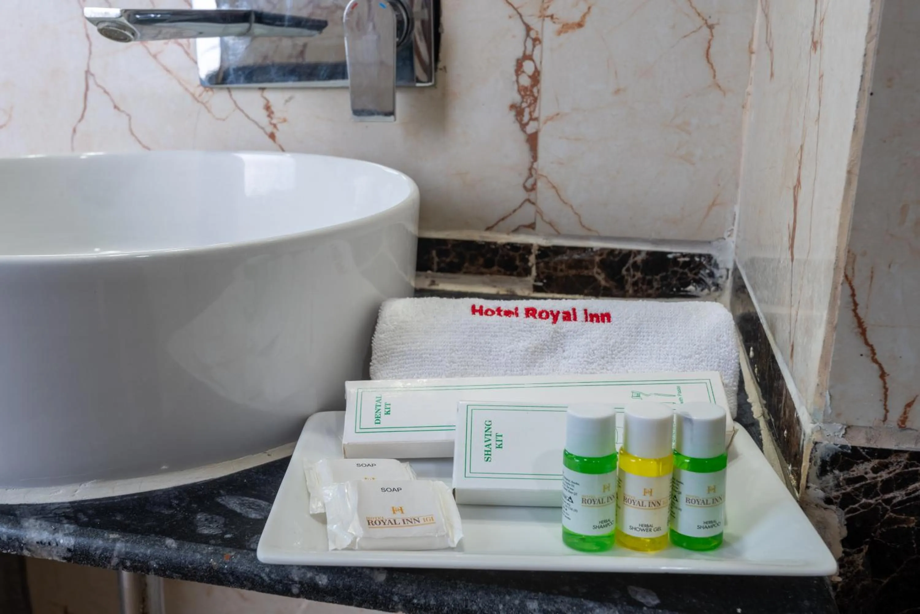 Shower in Hotel Royal Inn igi