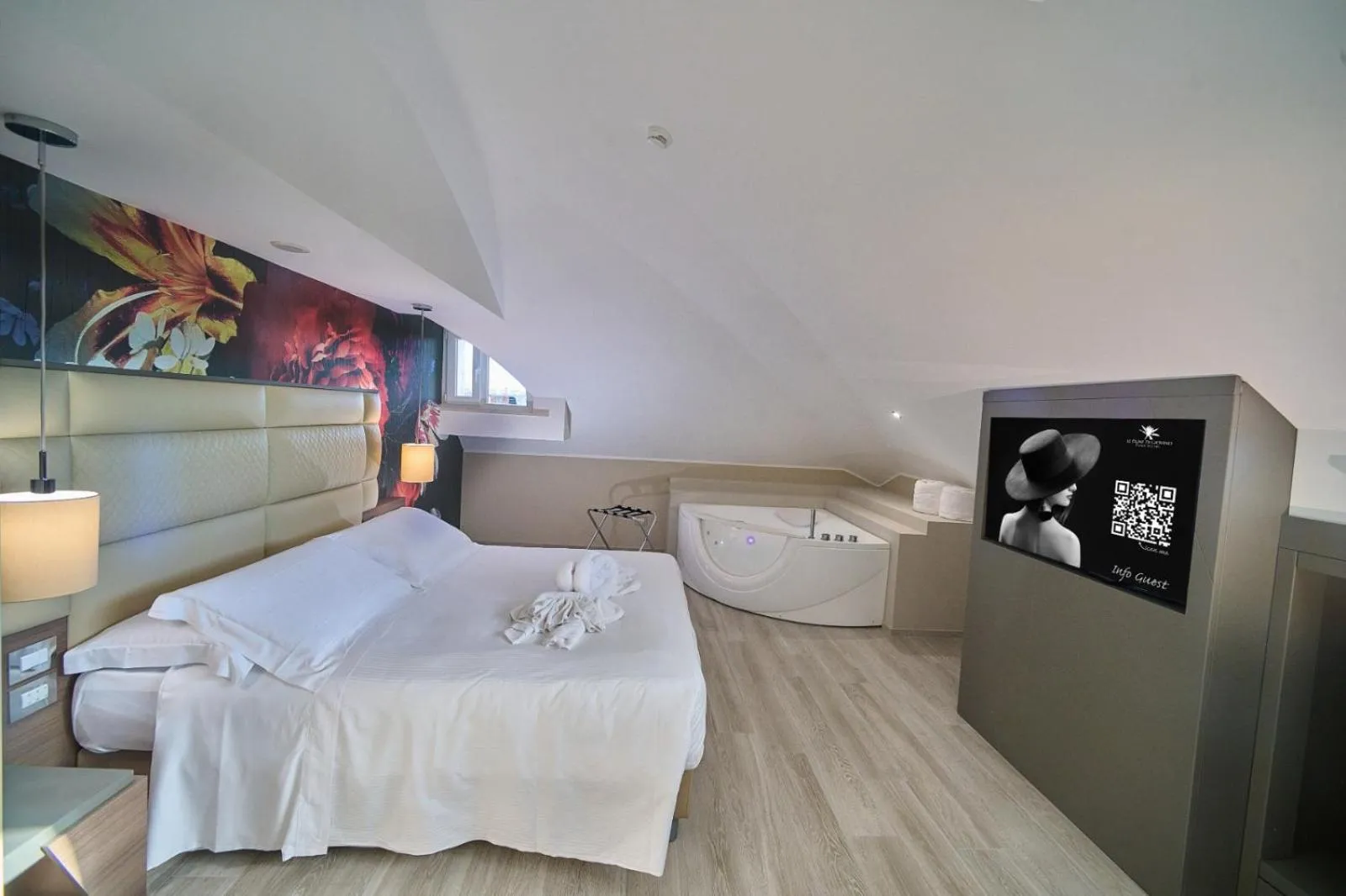 Bed in PARK HOTEL LE DUNE DI GIOVINO