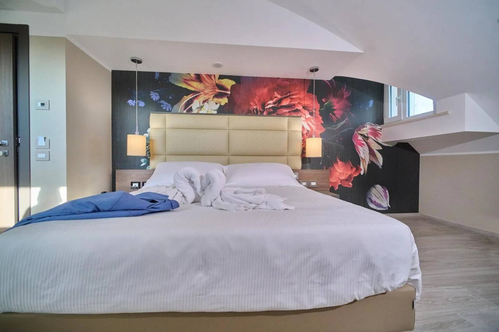 Bed in PARK HOTEL LE DUNE DI GIOVINO