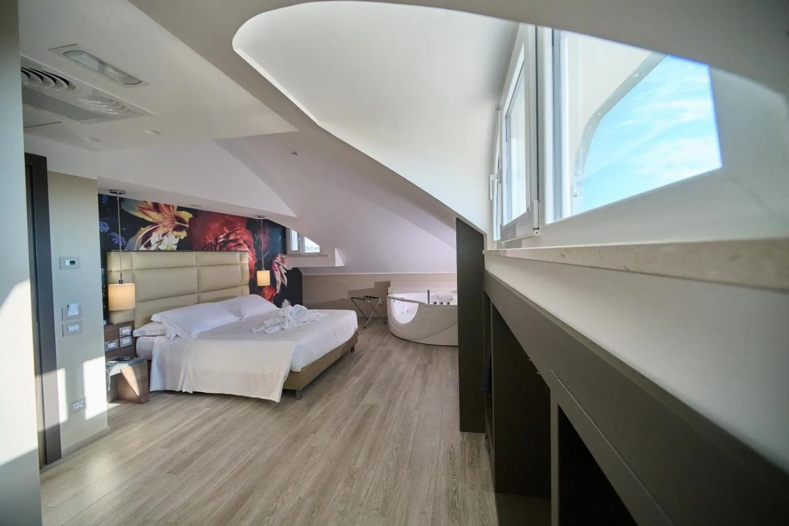 Bed in PARK HOTEL LE DUNE DI GIOVINO