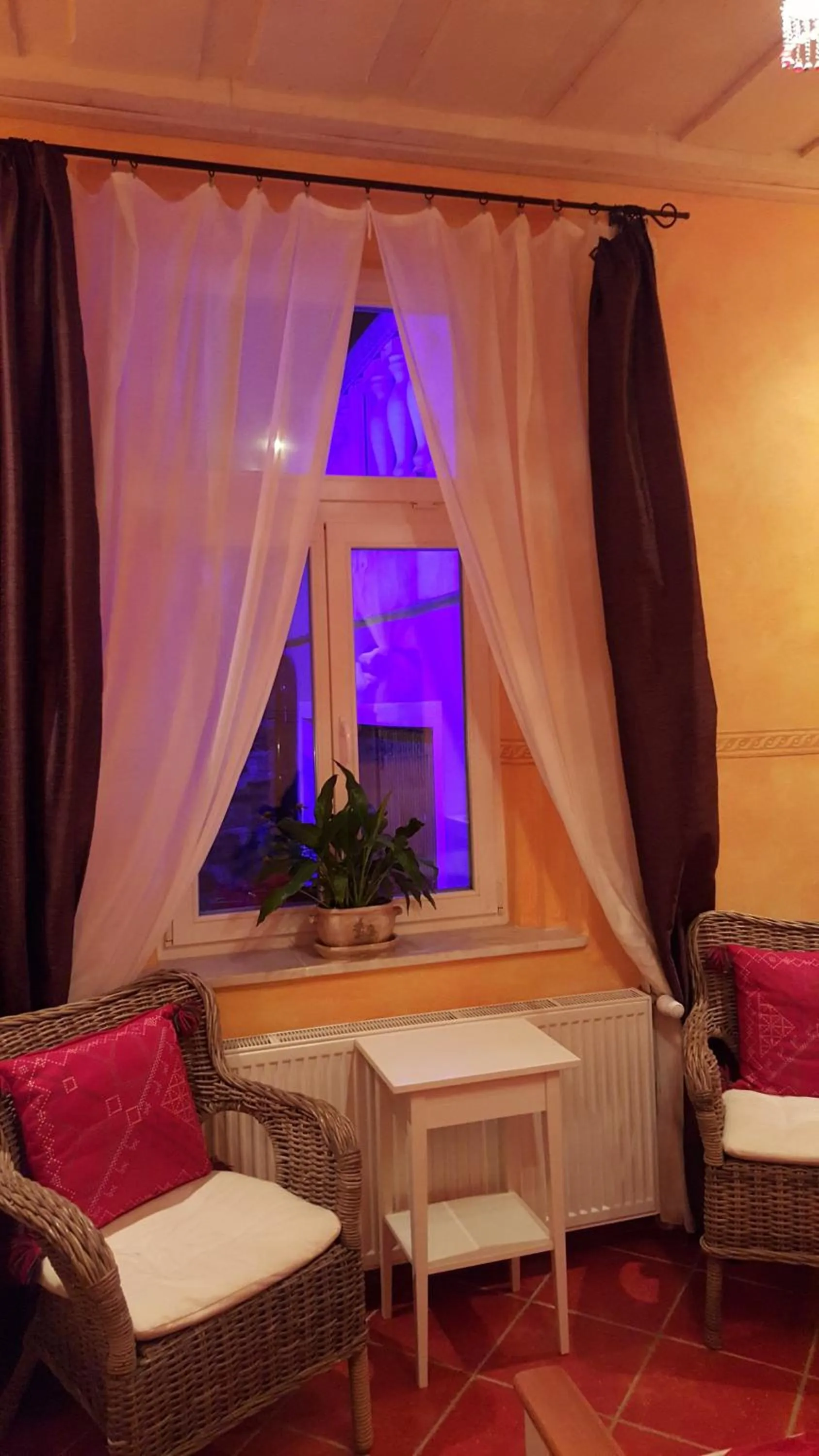 Seating area in Edinburgh