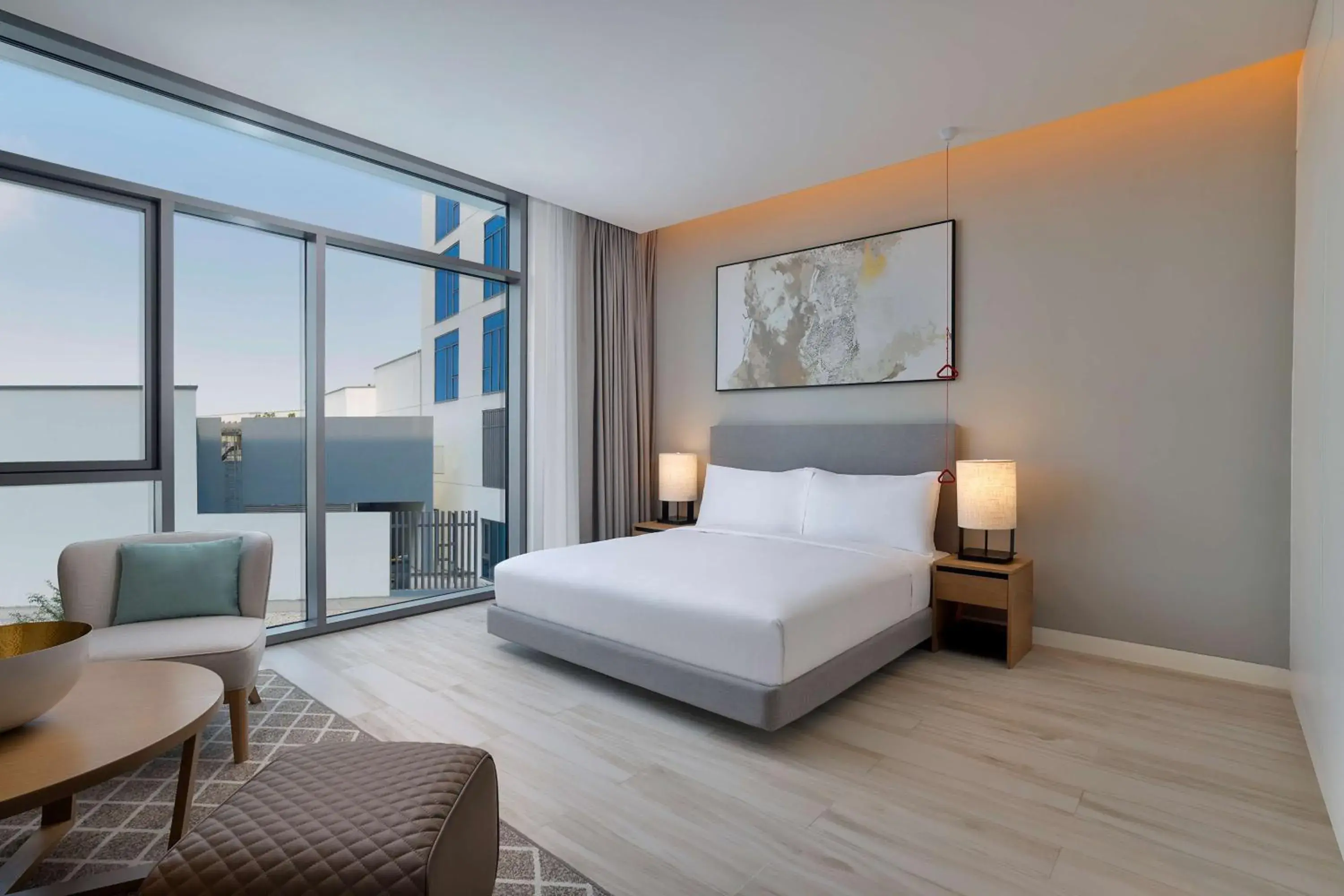 Bed in Doubletree By Hilton Abu Dhabi Yas Island Residences Bed in Doubletree By Hilton Abu Dhabi Yas Island Residences