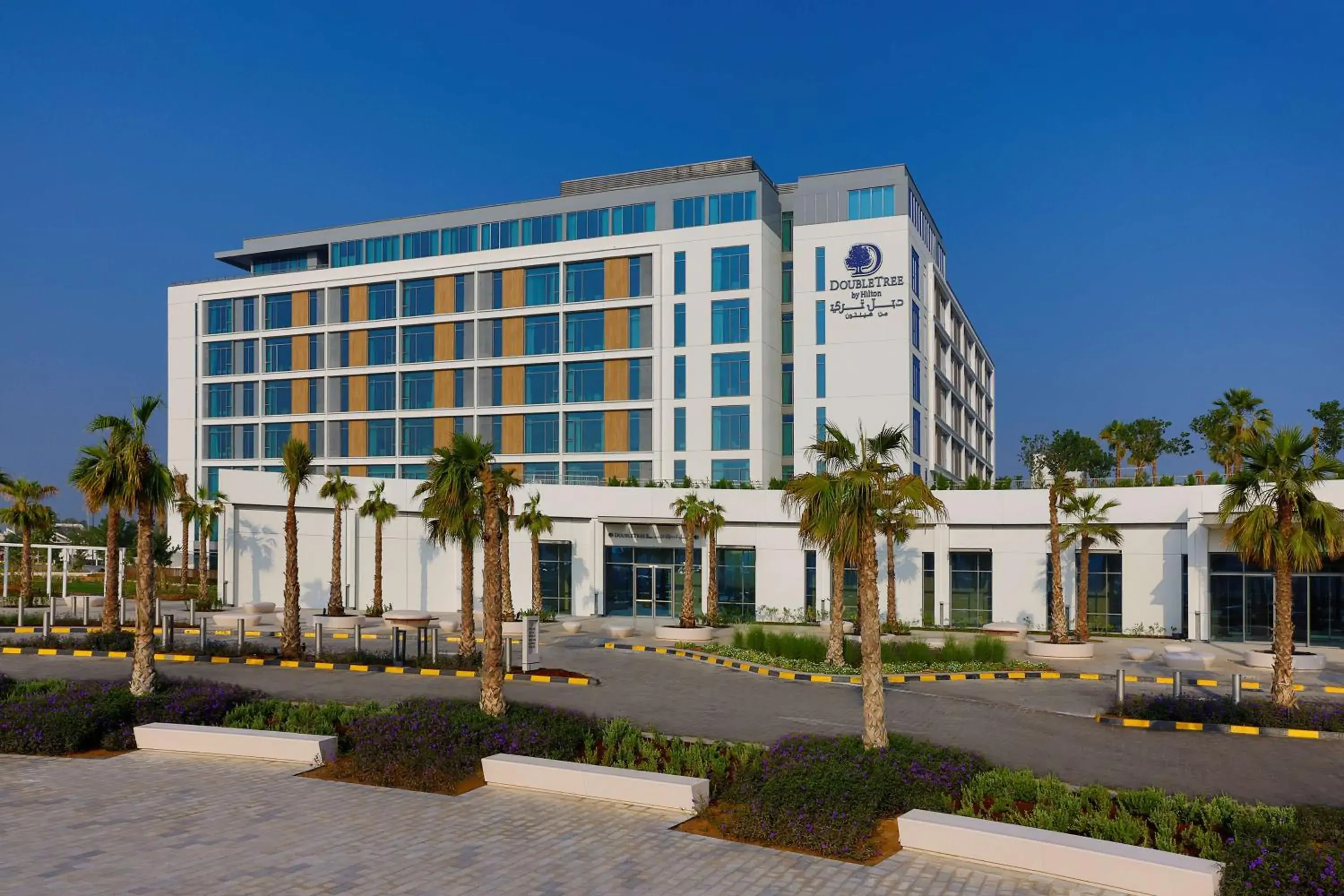 Property building in Doubletree By Hilton Abu Dhabi Yas Island Residences Property building in Doubletree By Hilton Abu Dhabi Yas Island Residences