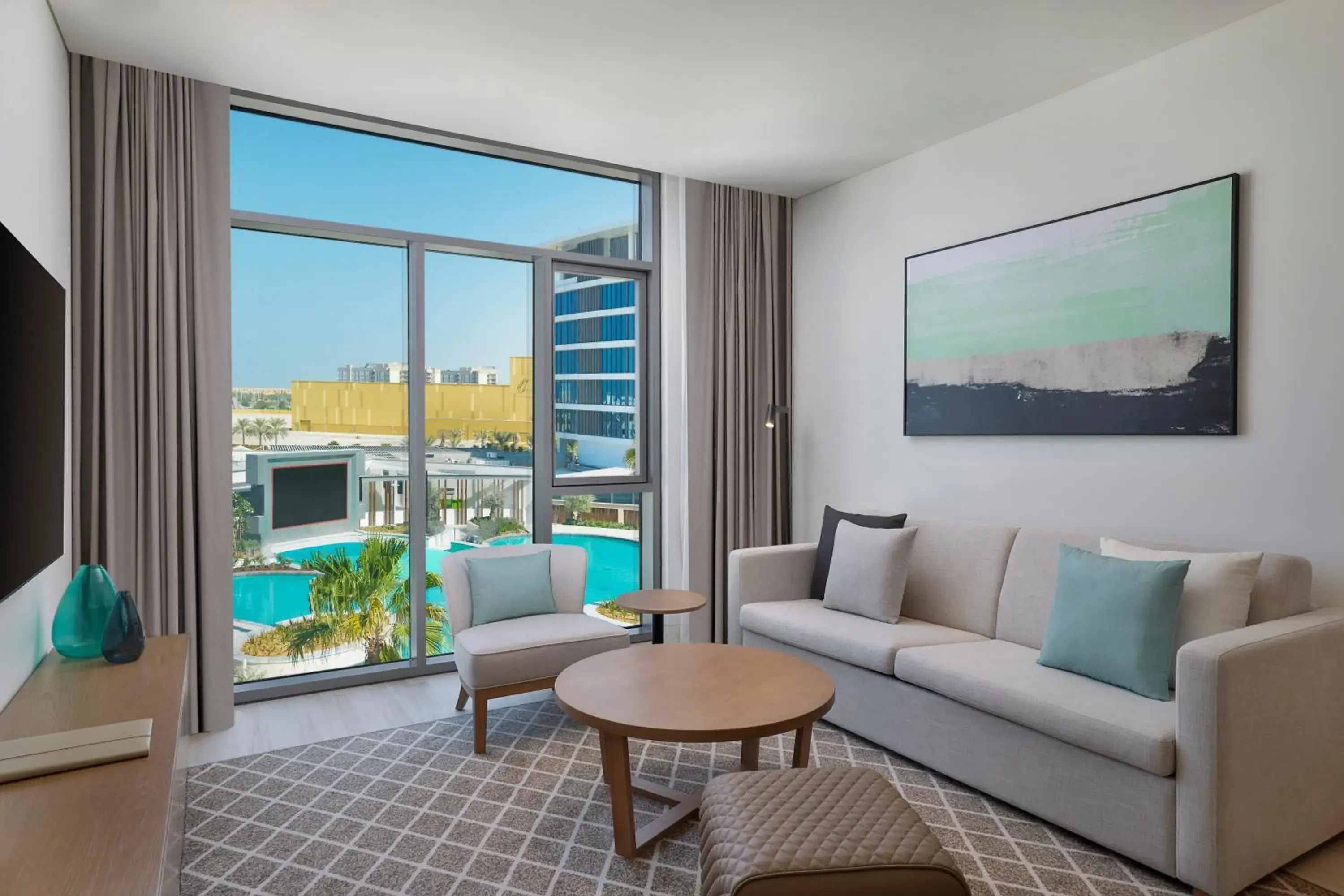 View (from property/room) in Doubletree By Hilton Abu Dhabi Yas Island Residences View (from property/room) in Doubletree By Hilton Abu Dhabi Yas Island Residences