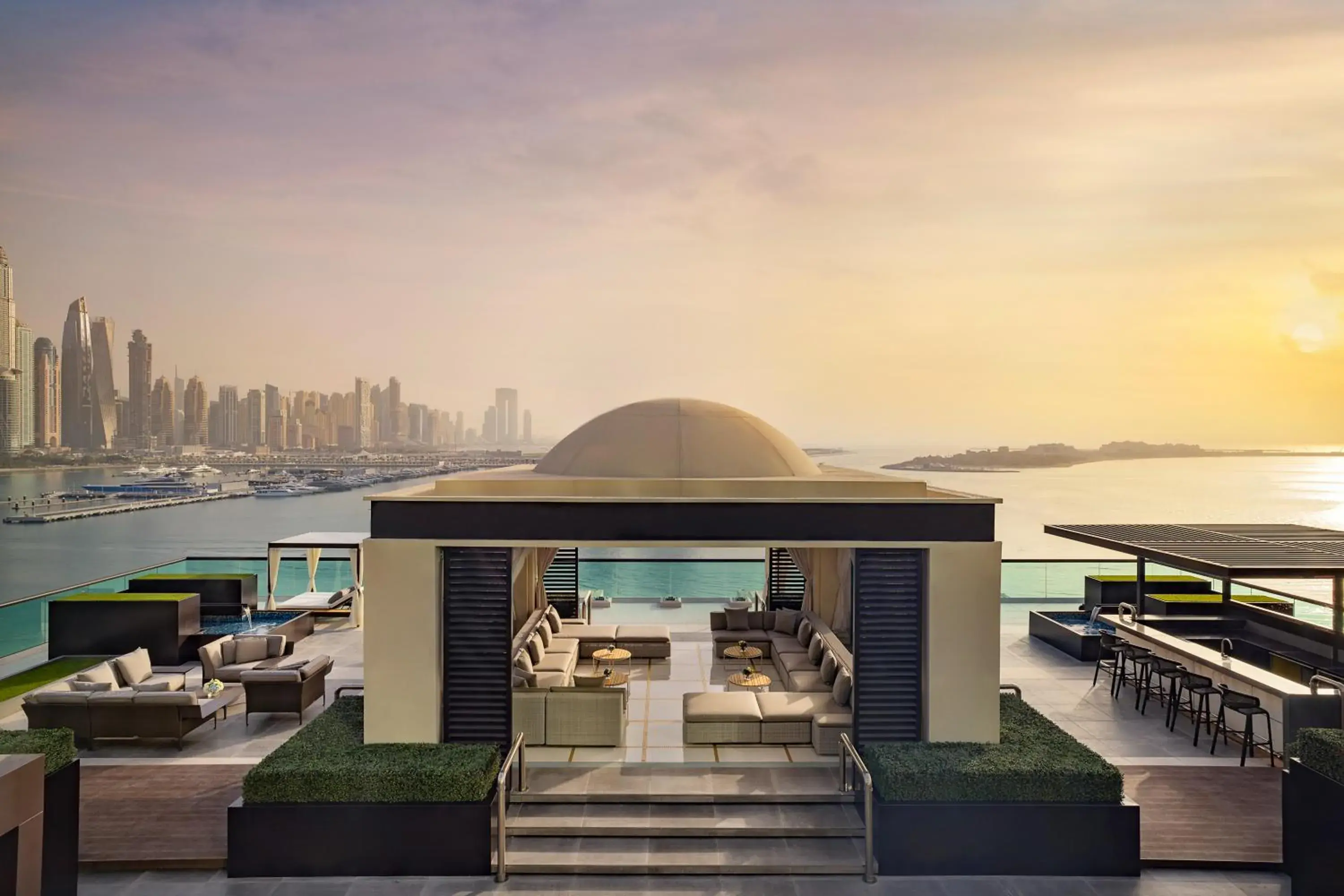 View (from property/room) in Hilton Dubai Palm Jumeirah View (from property/room) in Hilton Dubai Palm Jumeirah