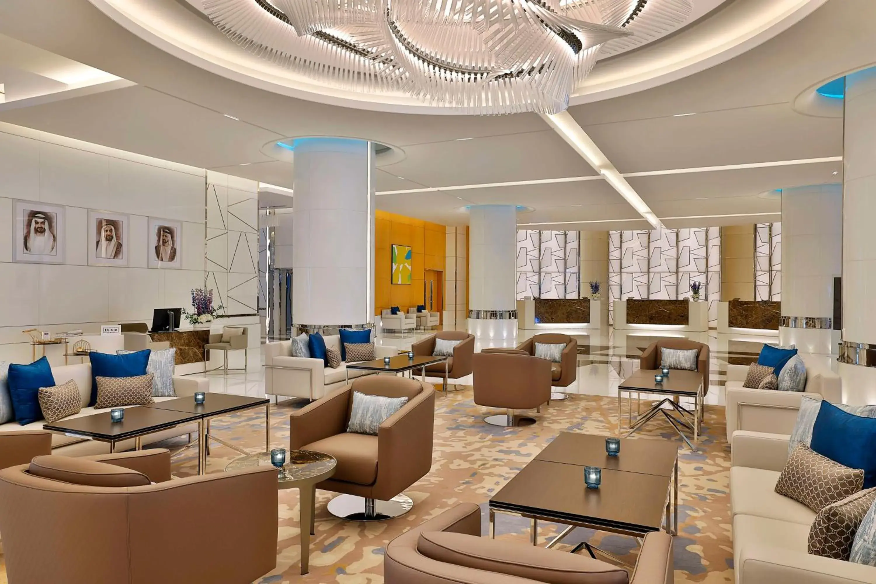 Lobby or reception in Hilton Dubai Palm Jumeirah Lobby or reception in Hilton Dubai Palm Jumeirah