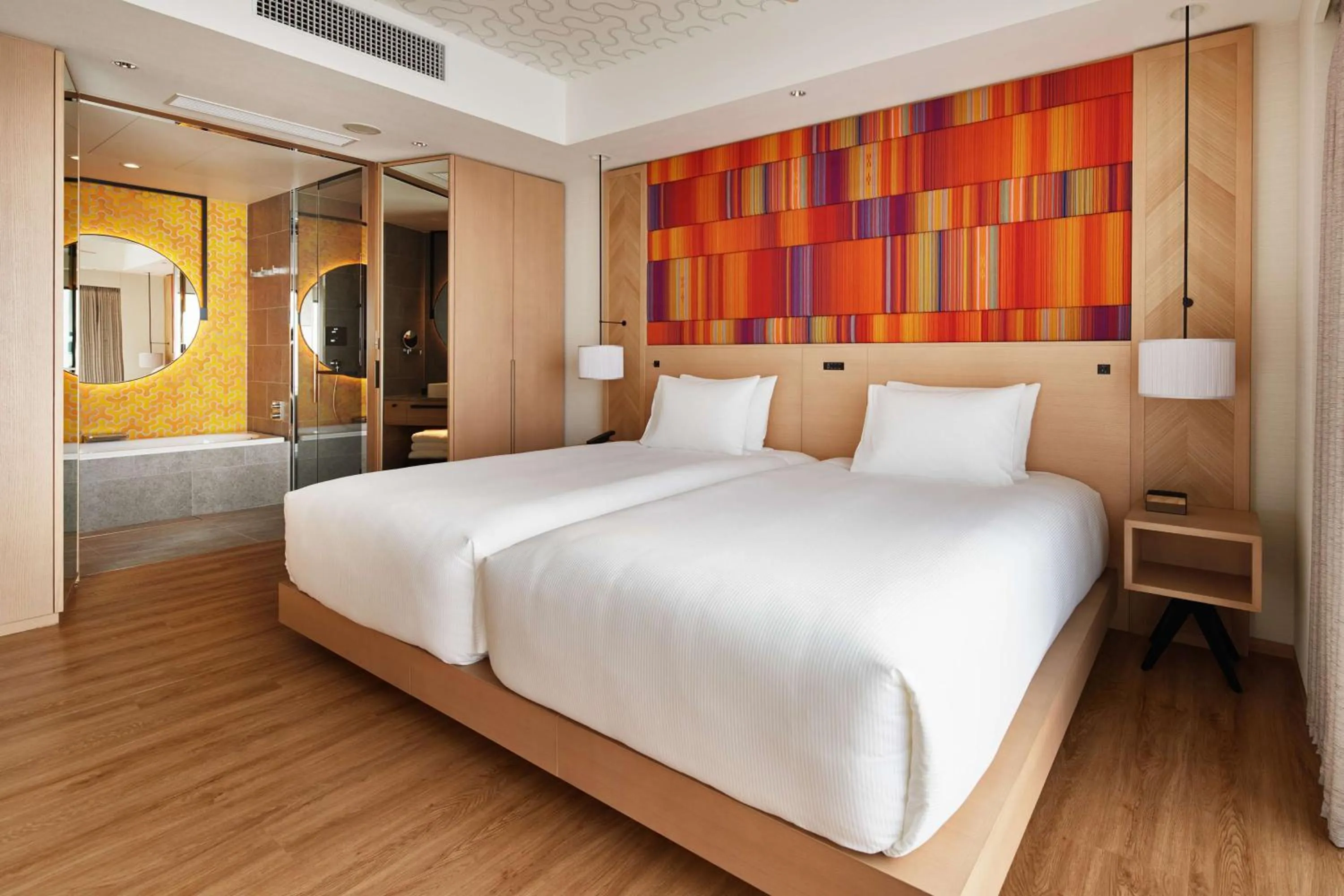 Bed in Hilton Club The Beach Resort Sesoko