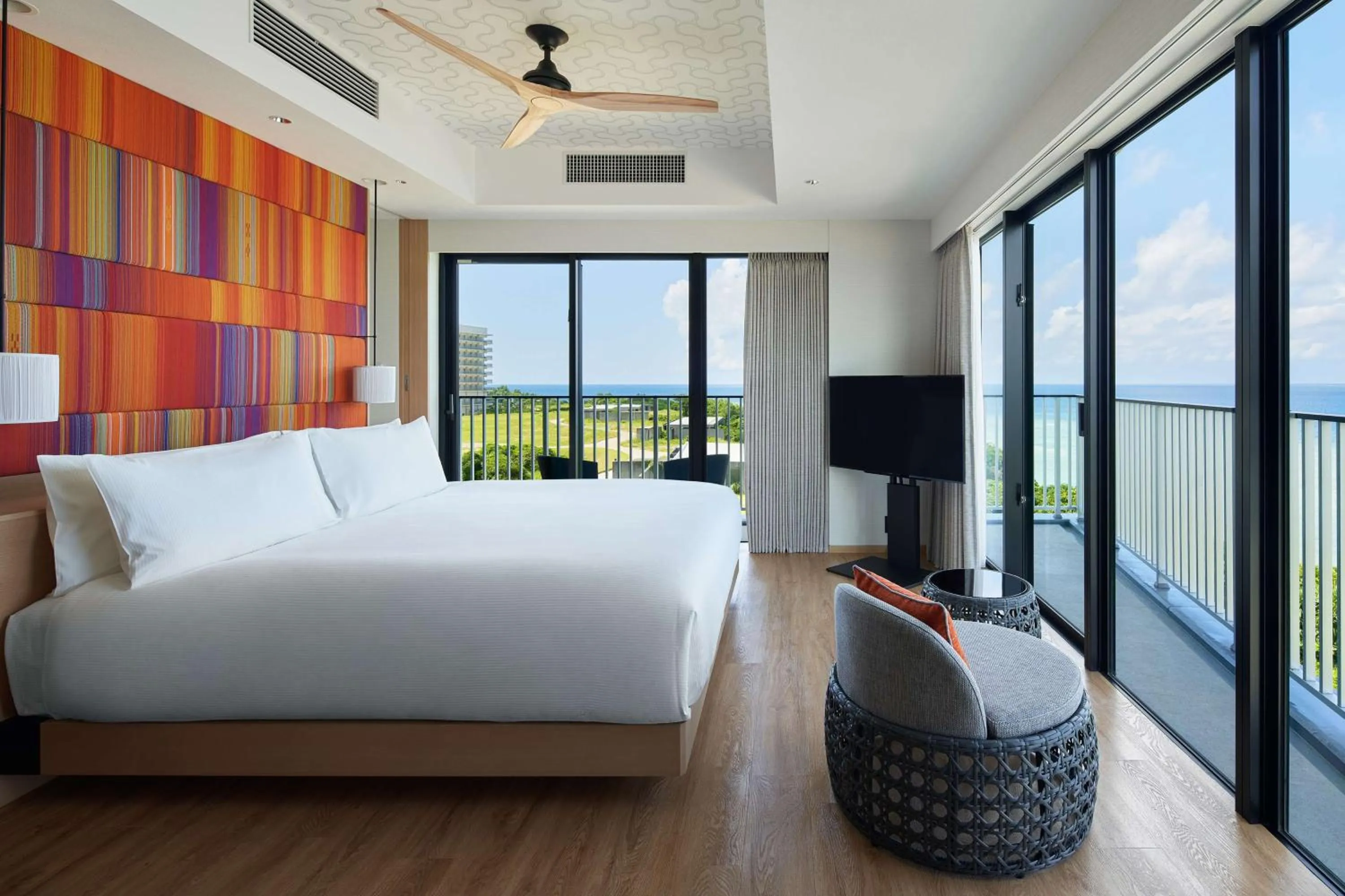 Bed in Hilton Club The Beach Resort Sesoko