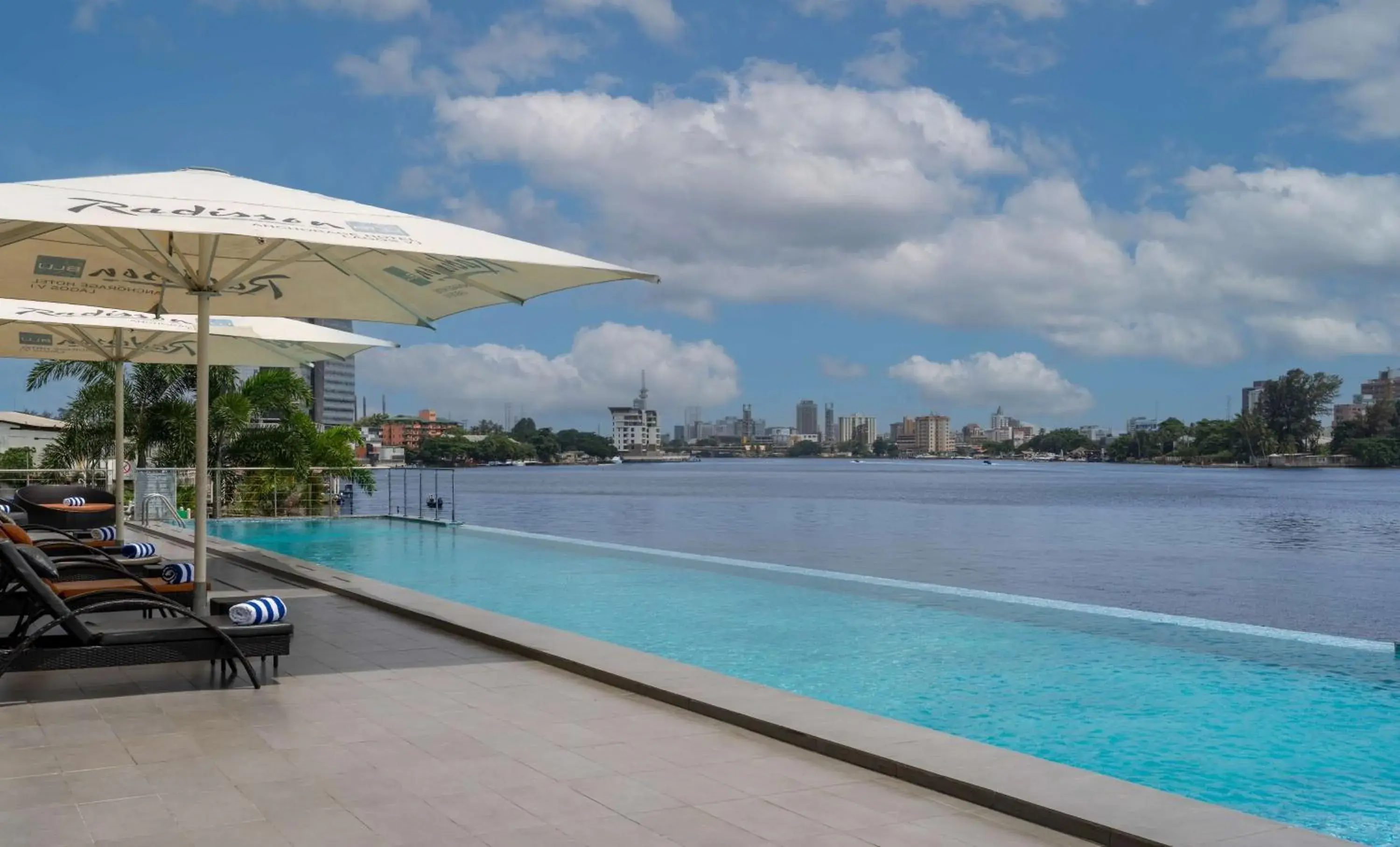 Pool view in Radisson Blu Anchorage Hotel Pool view in Radisson Blu Anchorage Hotel