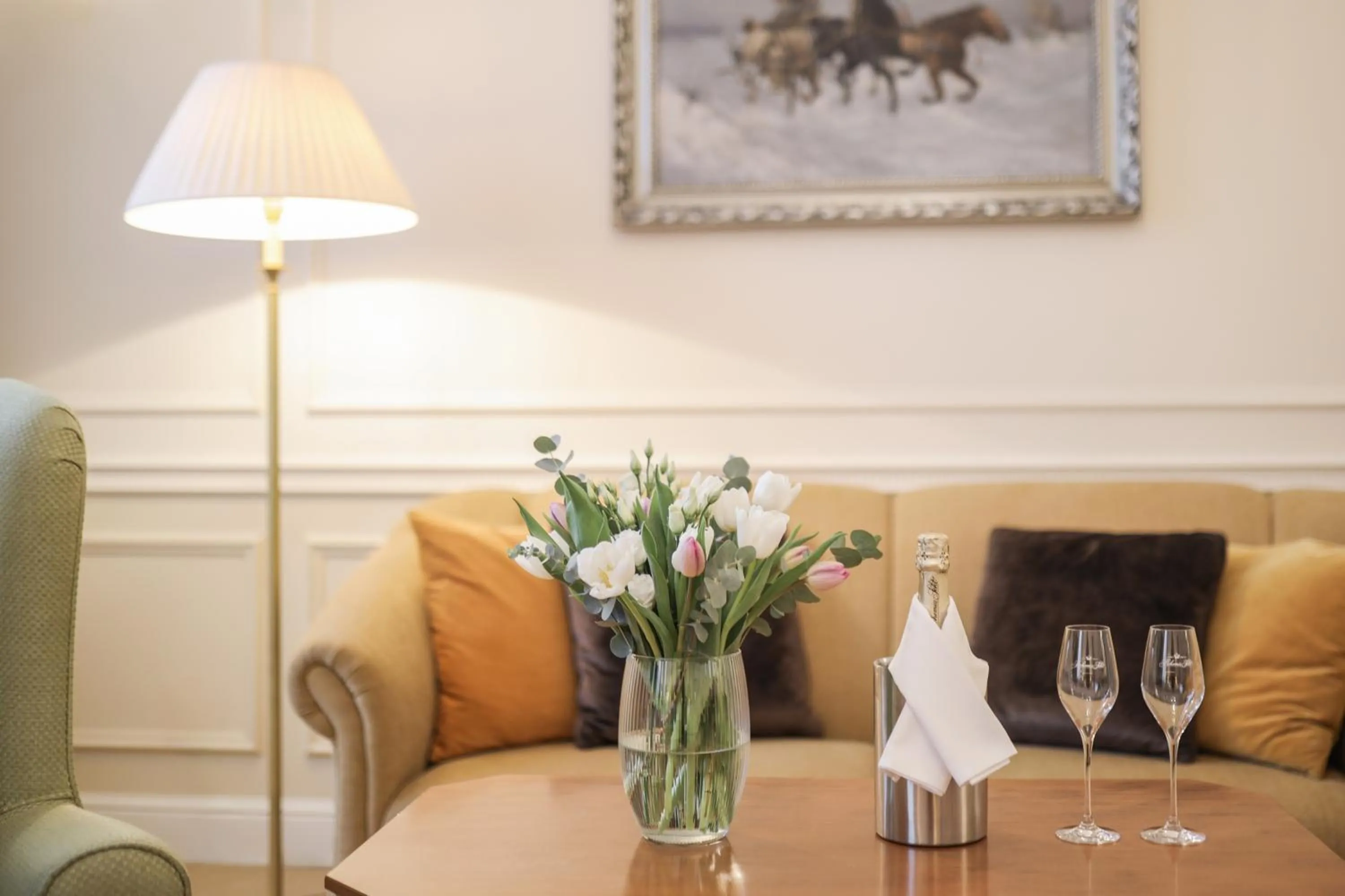 Living room in Parkhotel Richmond