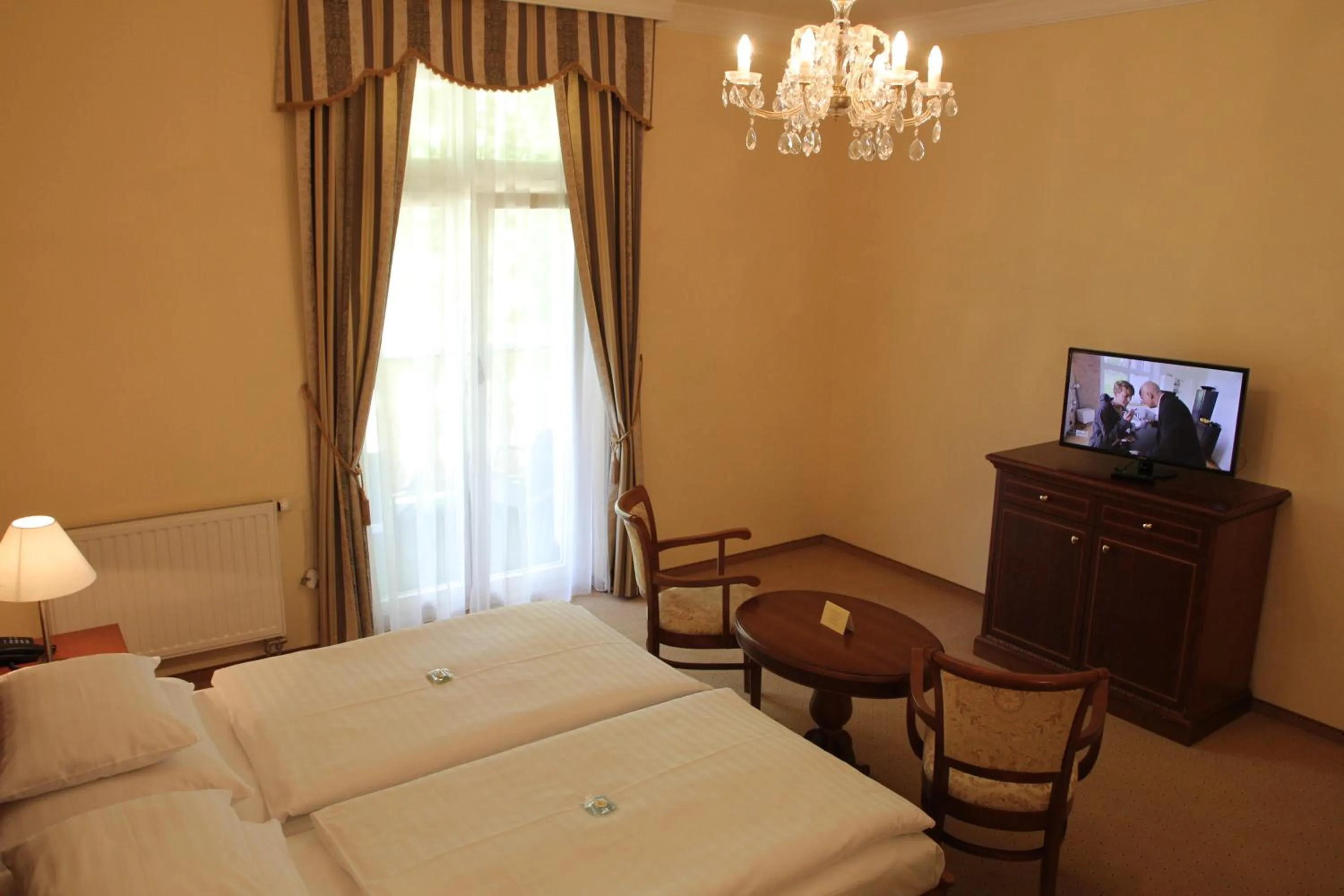 Bed in Parkhotel Richmond