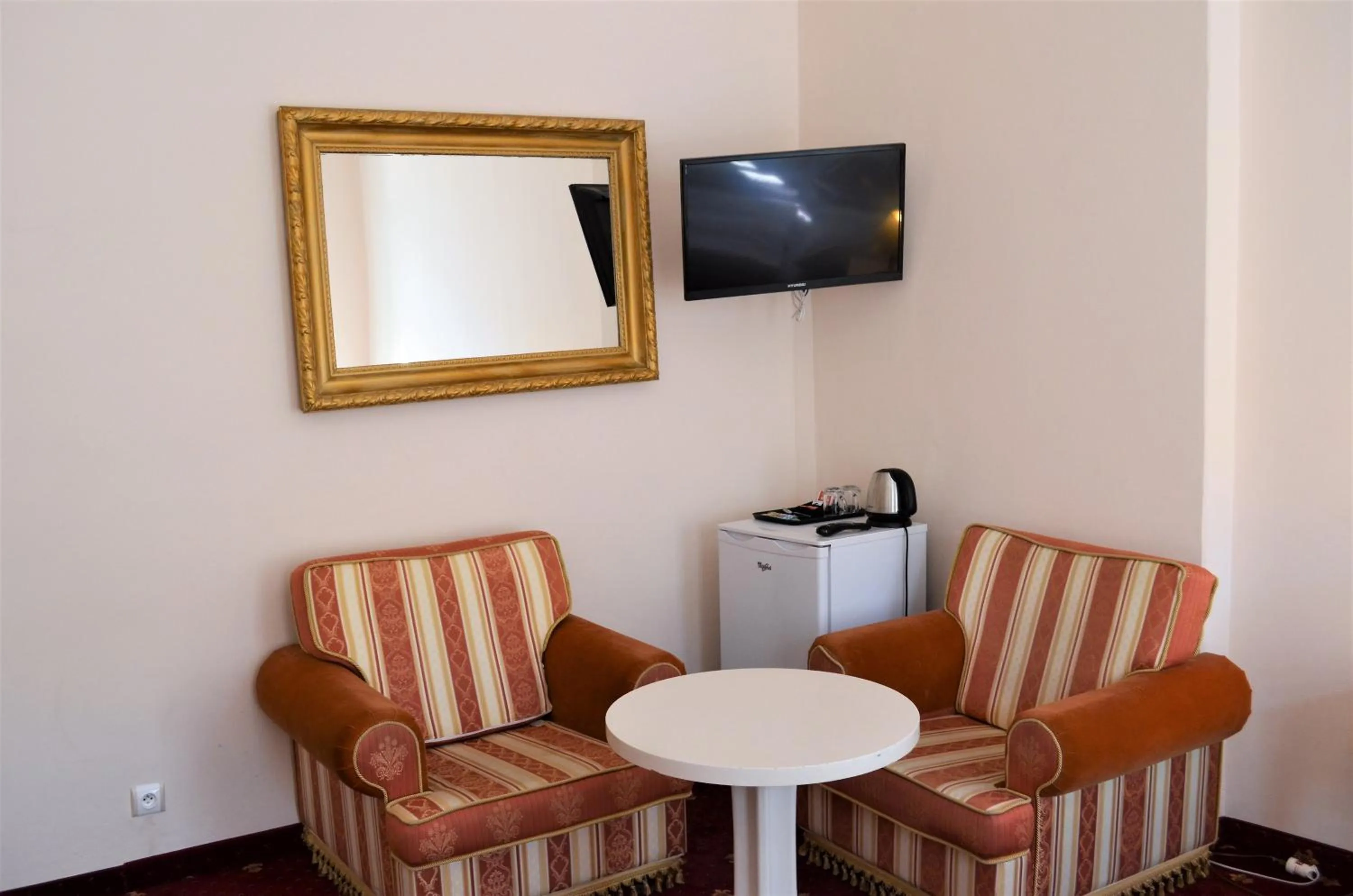 Seating area in Hotel Palacky