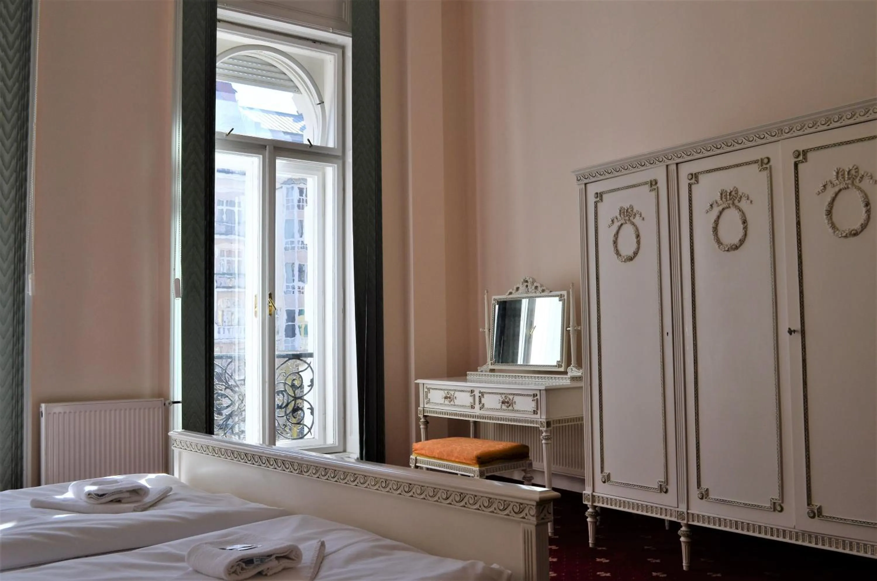 Bedroom, Bed in Hotel Palacky