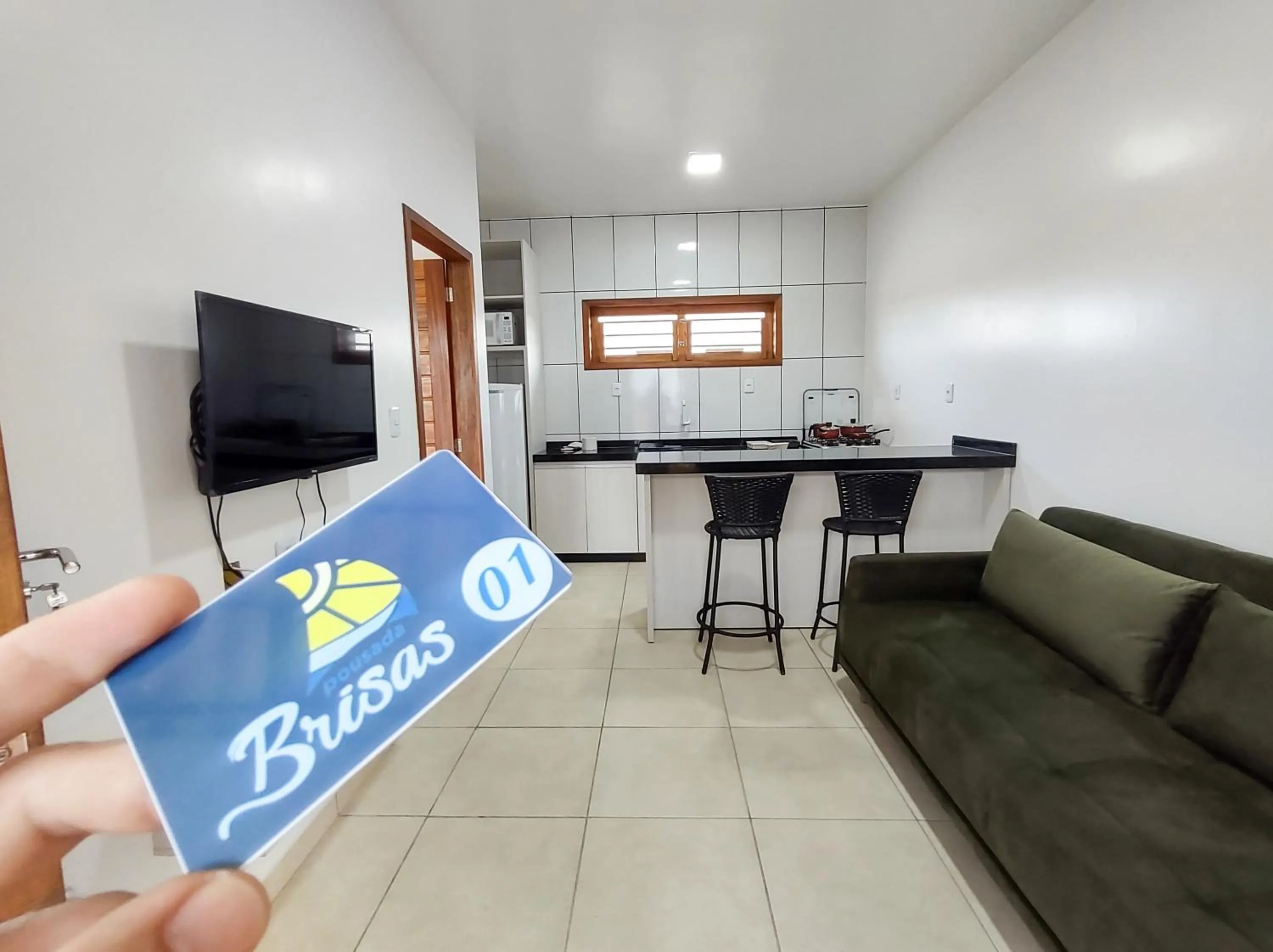 Living room in Pousada Brisas