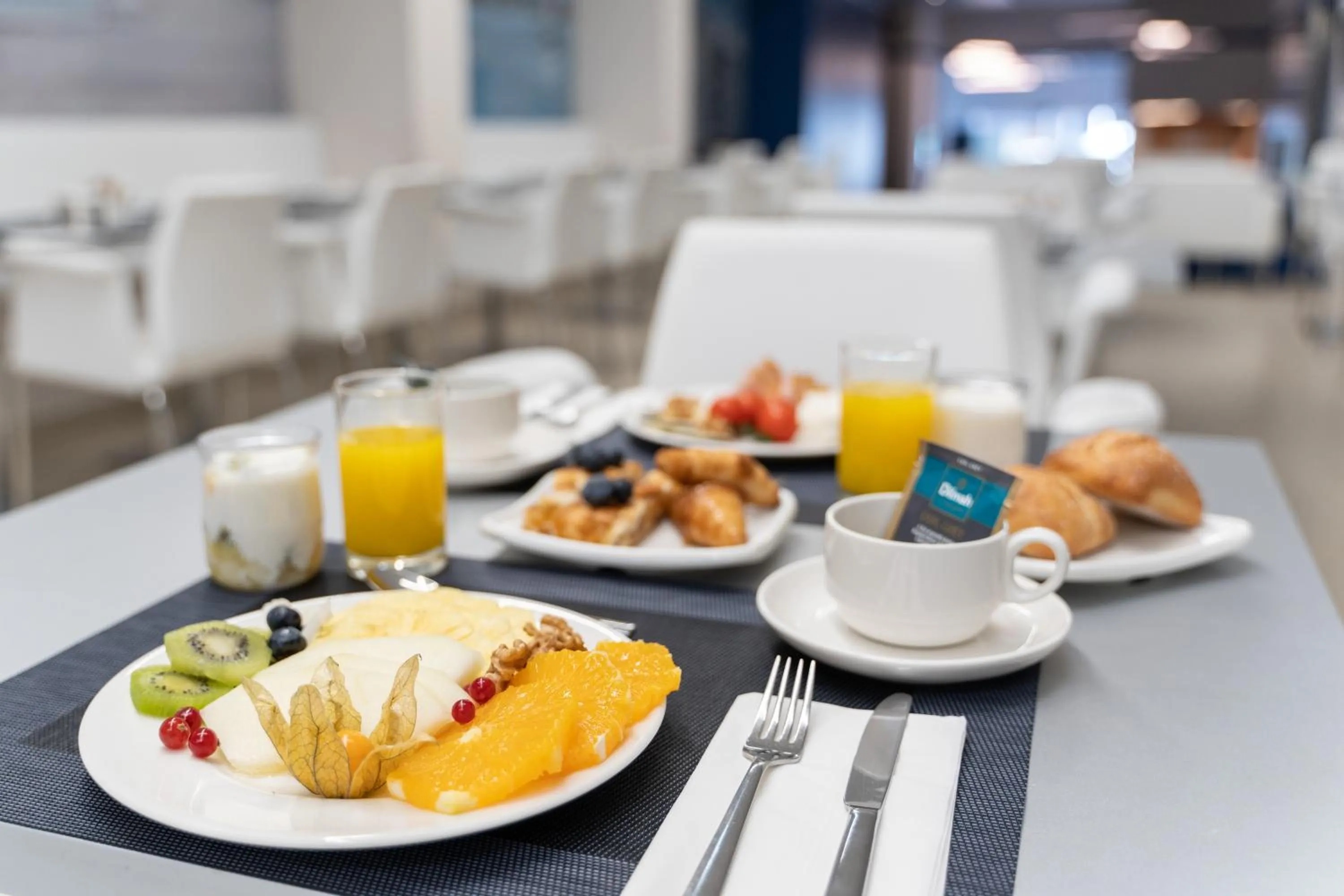 Buffet breakfast in Eurostars Blue Coruña