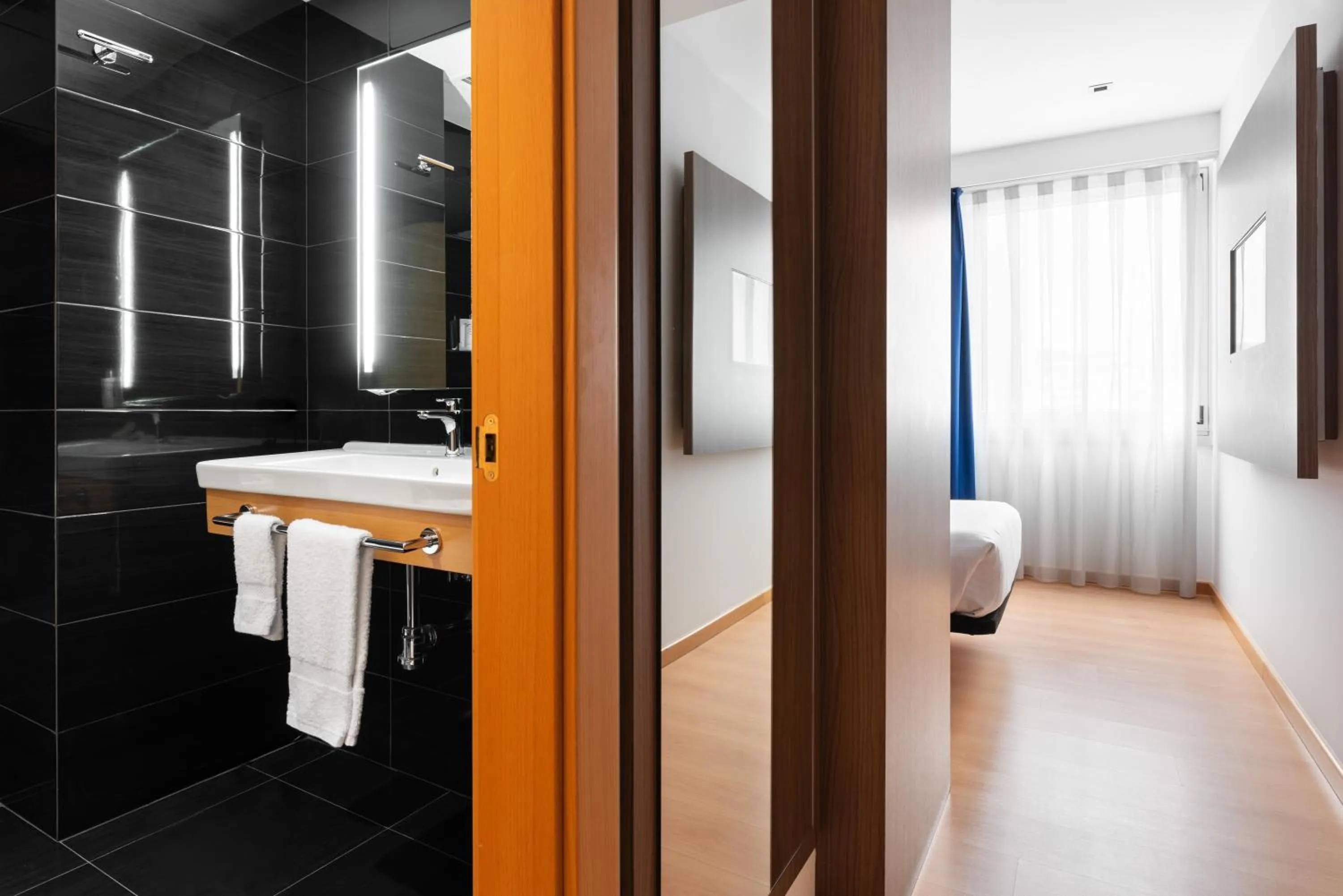 Bathroom in Eurostars Blue Coruña