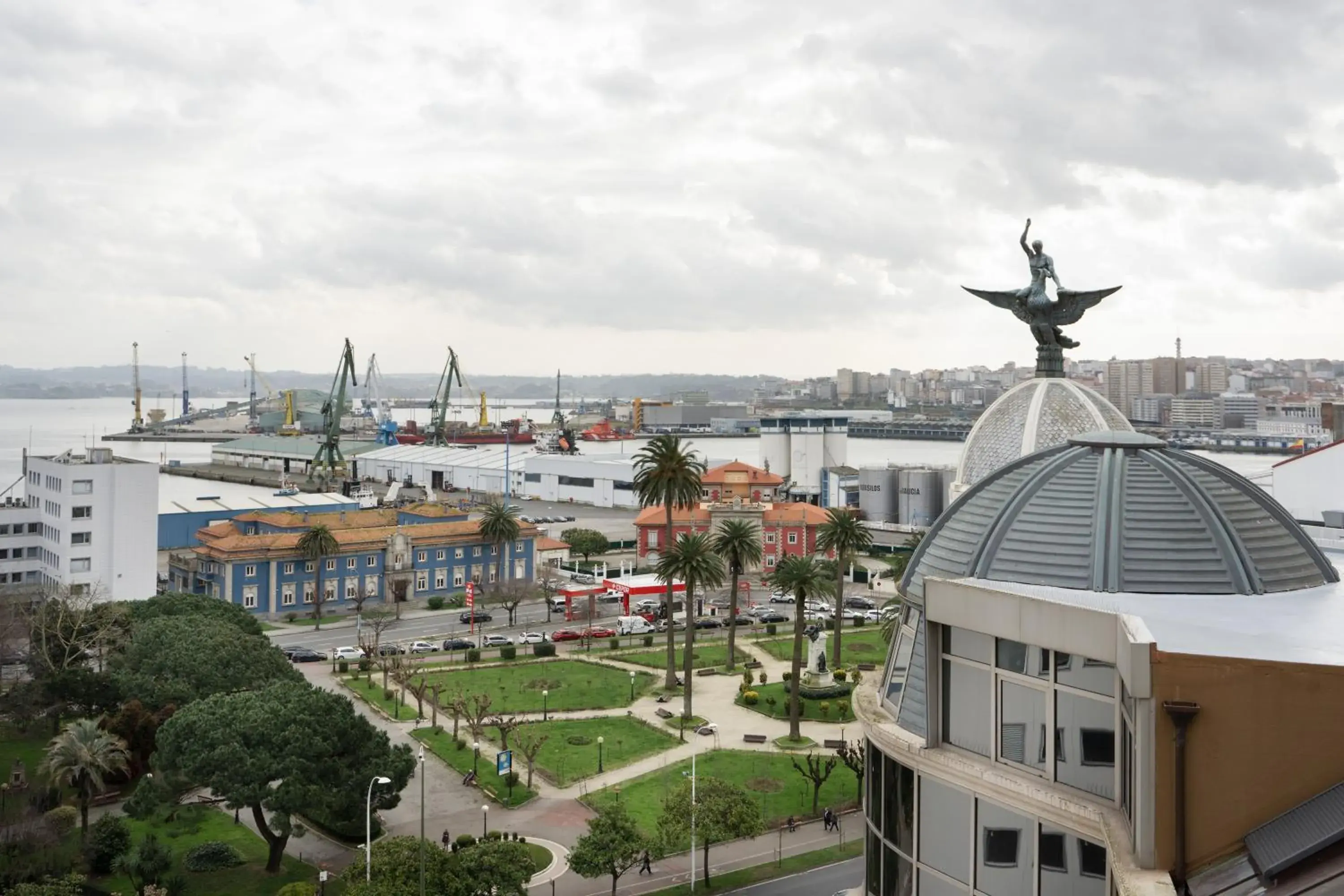 City view in Eurostars Blue Coruña City view in Eurostars Blue Coruña