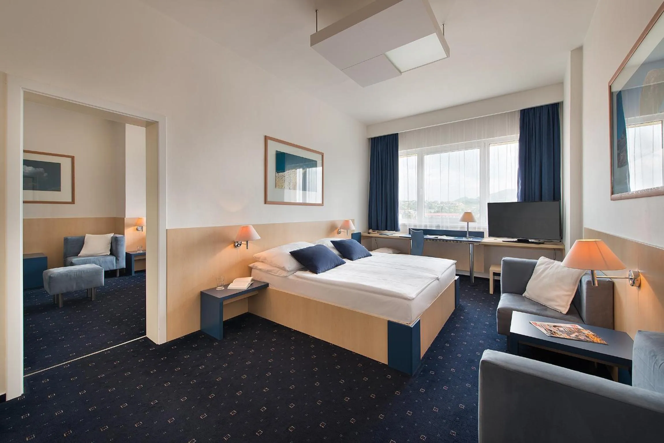 Bed in Hotel Grand Litava Beroun