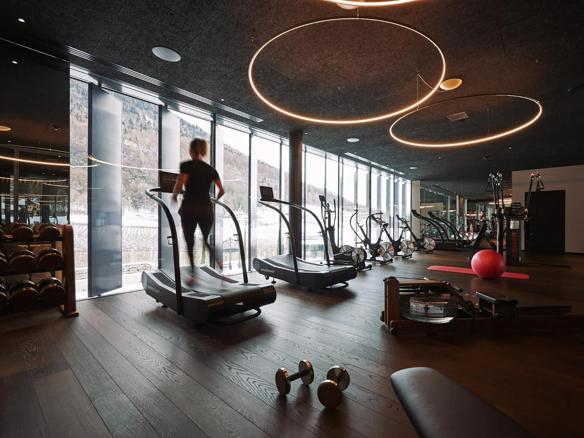 Fitness centre/facilities in Manna Resort