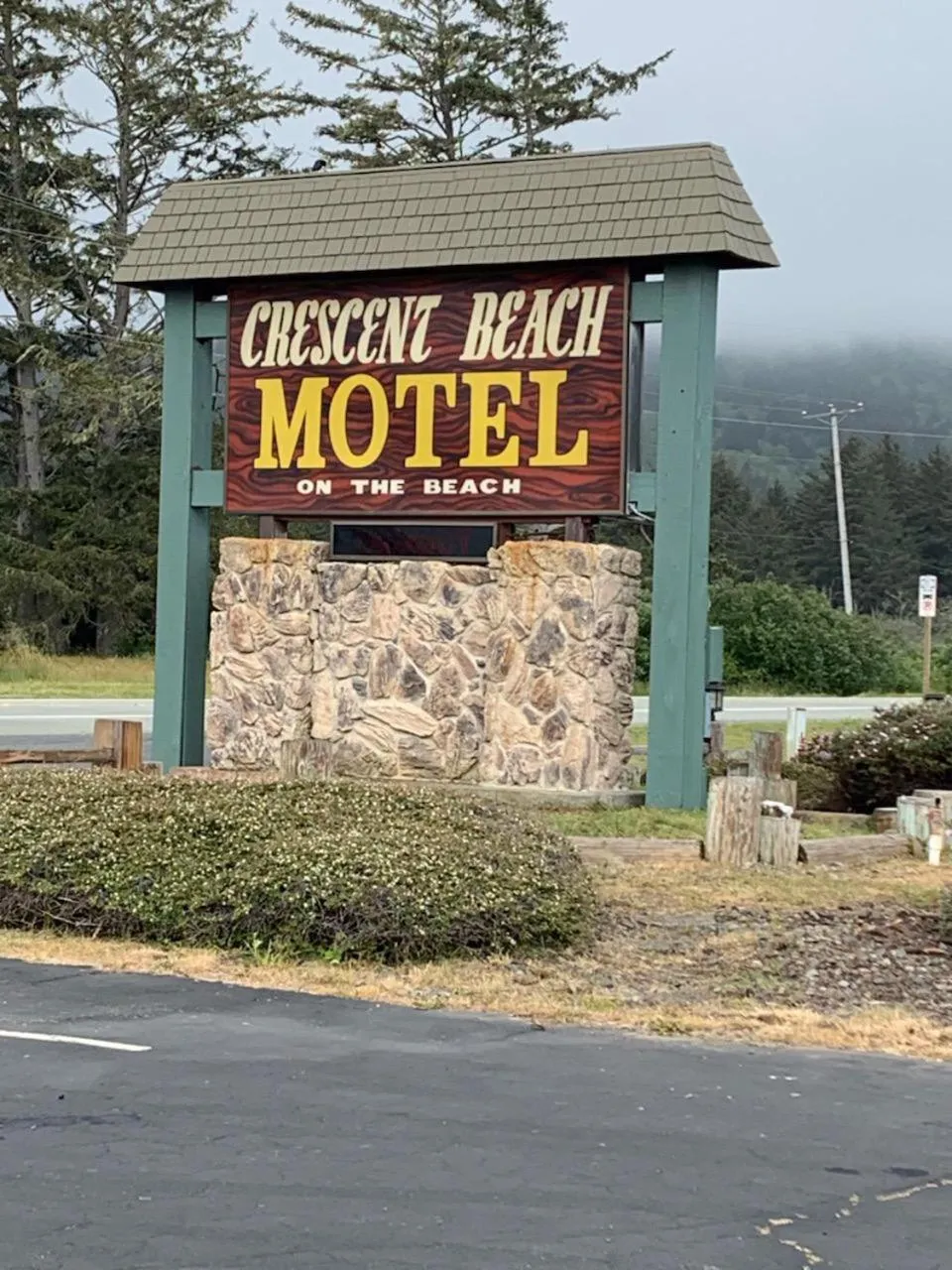 Property logo or sign in Crescent Beach Motel