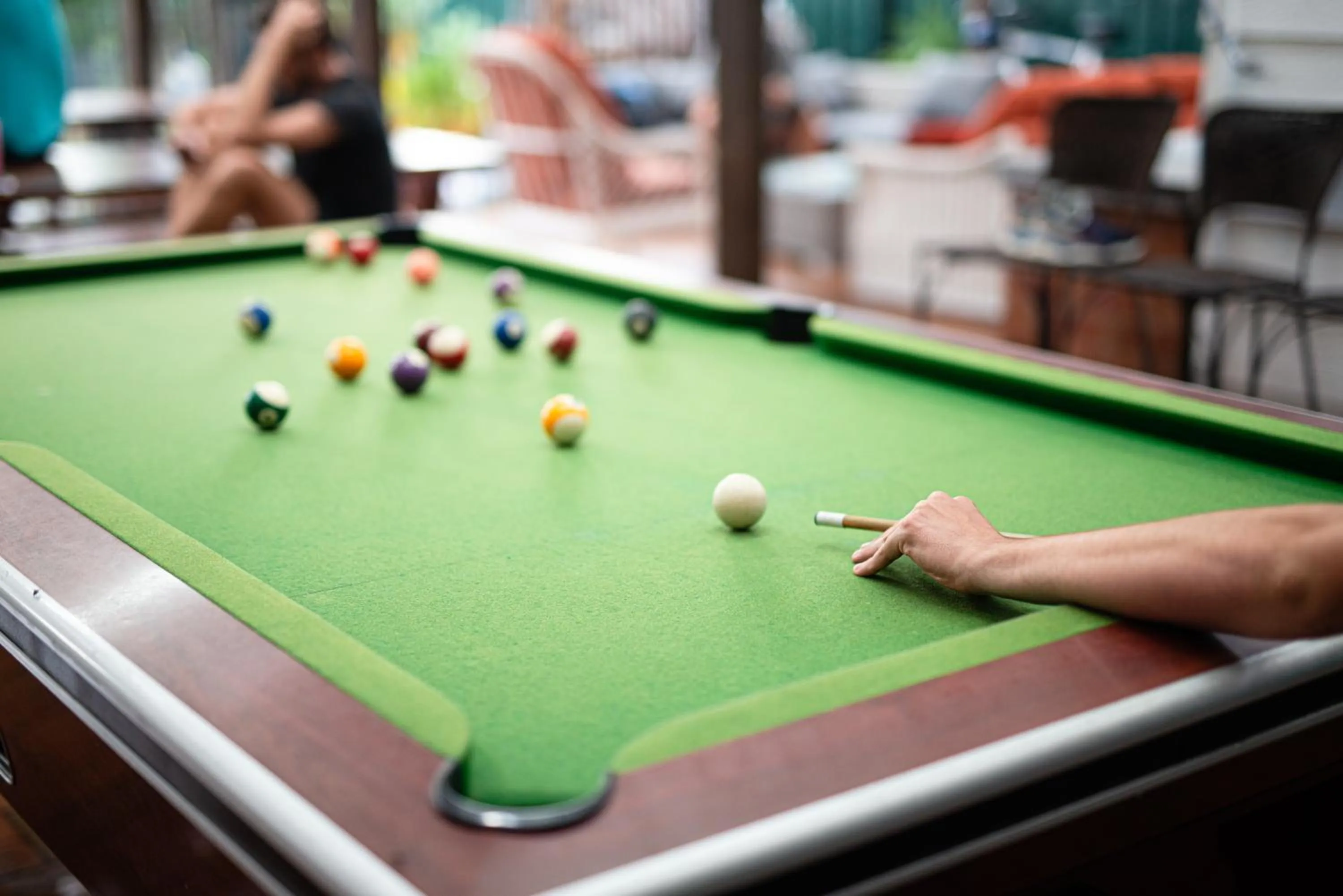 Billiard in Backpackers Newcastle