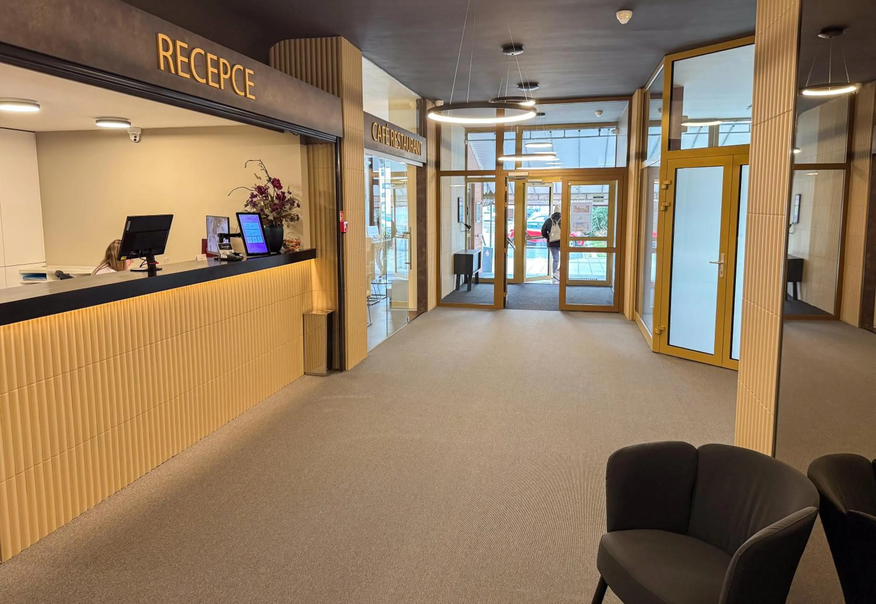 Lobby or reception in Hotel Koruna