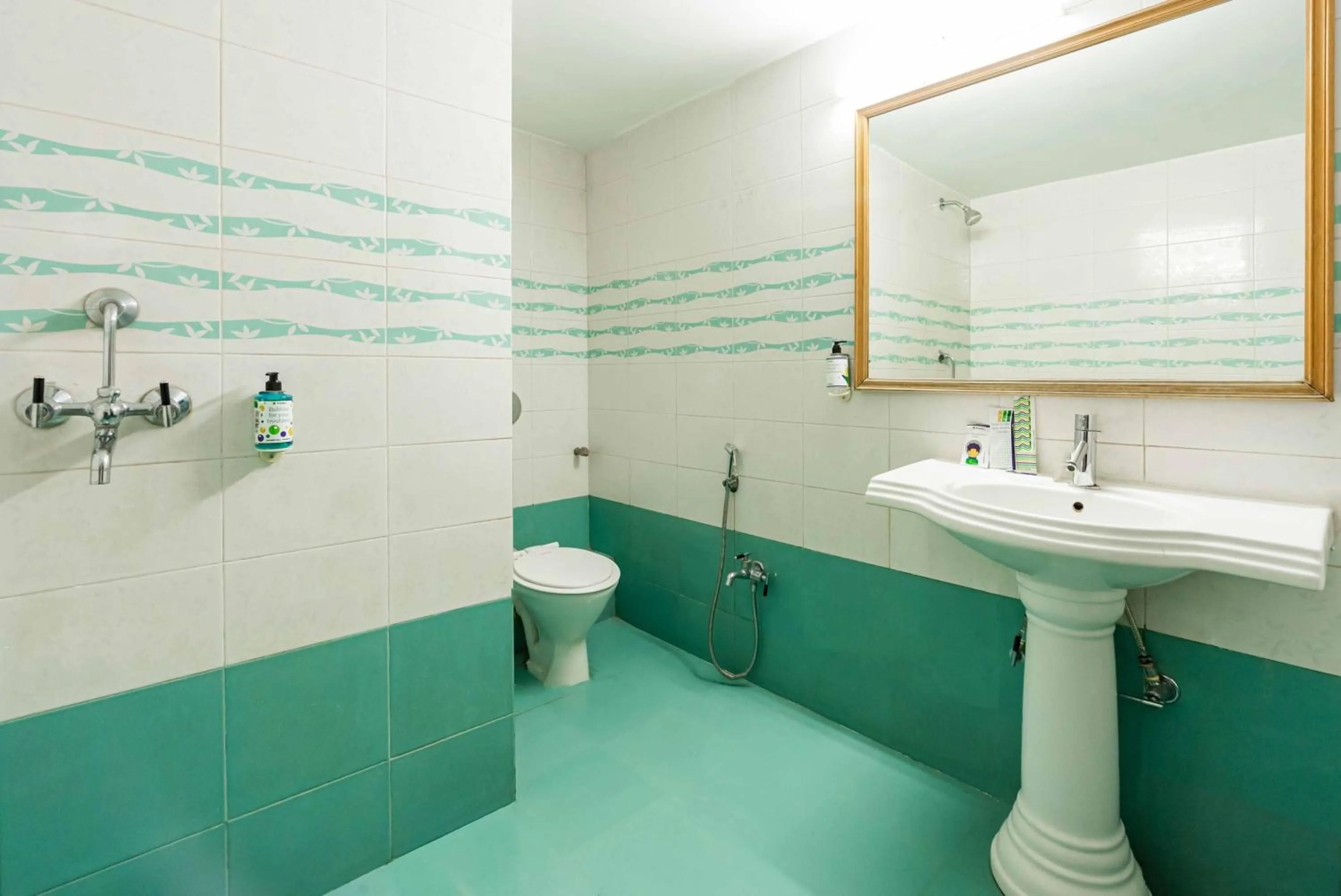 Bathroom in Treebo Edge Raipur Railway Station