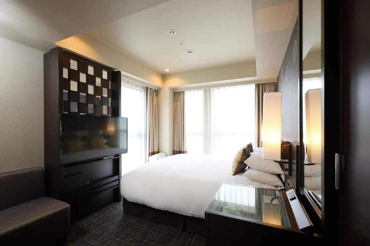 Photo of the whole room, Bed in Hotel Grand Bach Kyoto