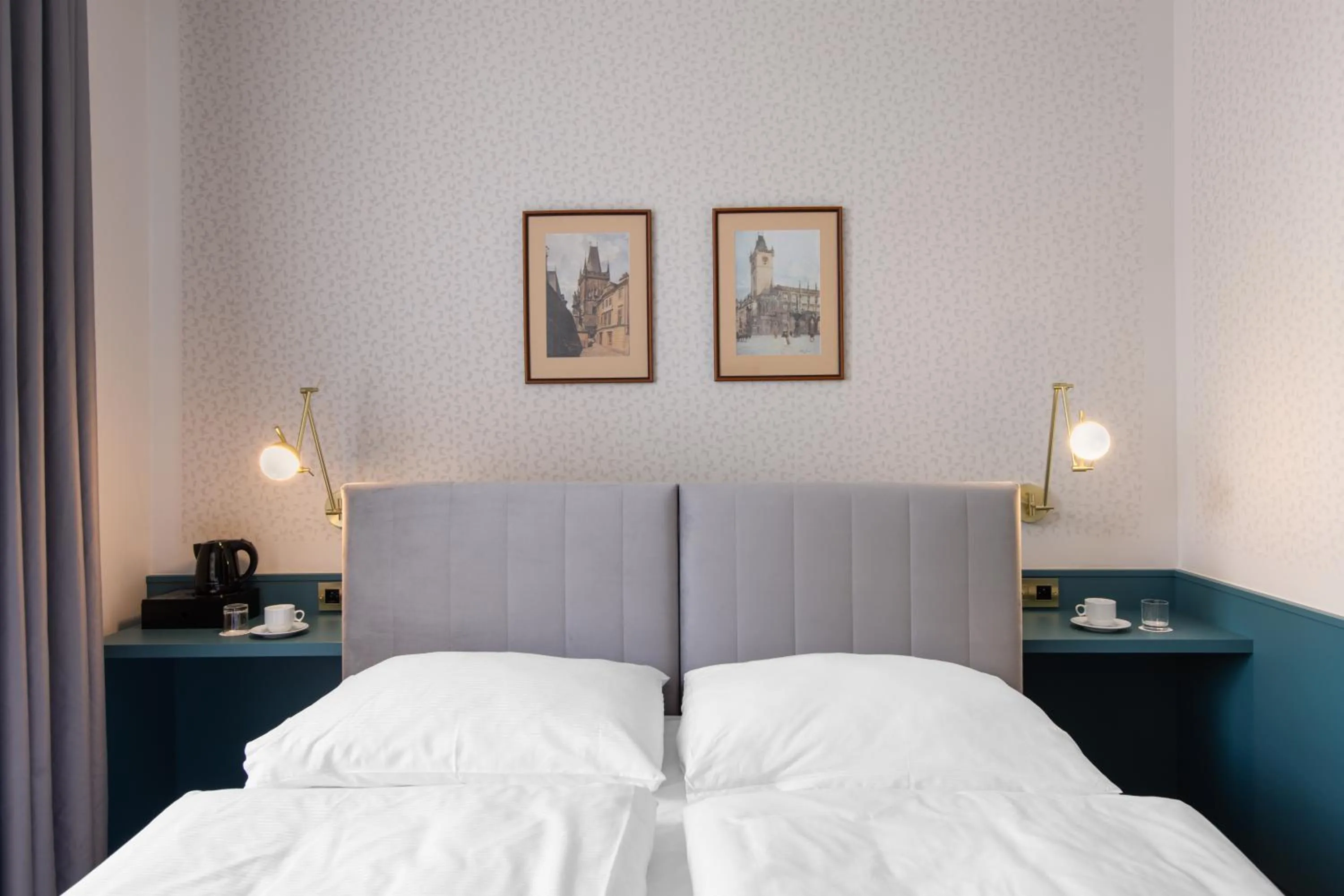 Bed in Hotel Beránek