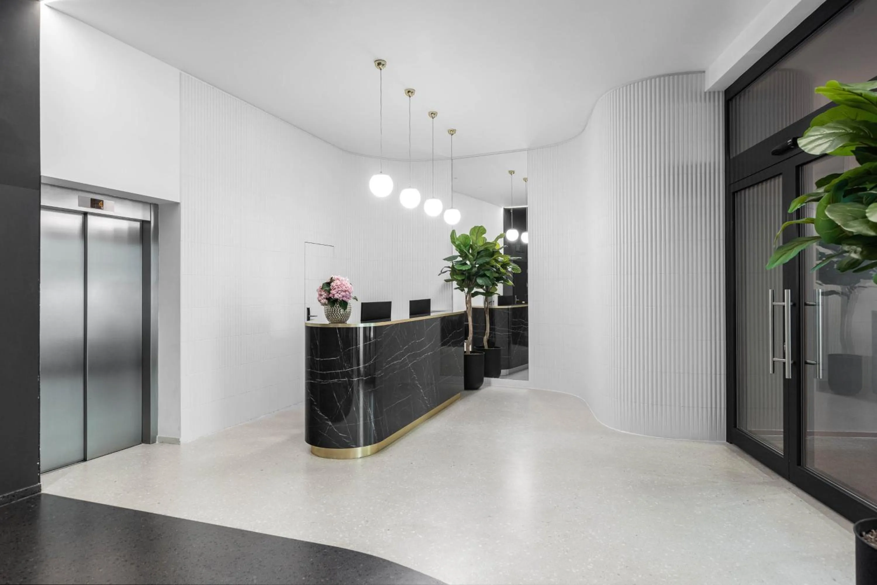 Lobby or reception in Hotel Beránek