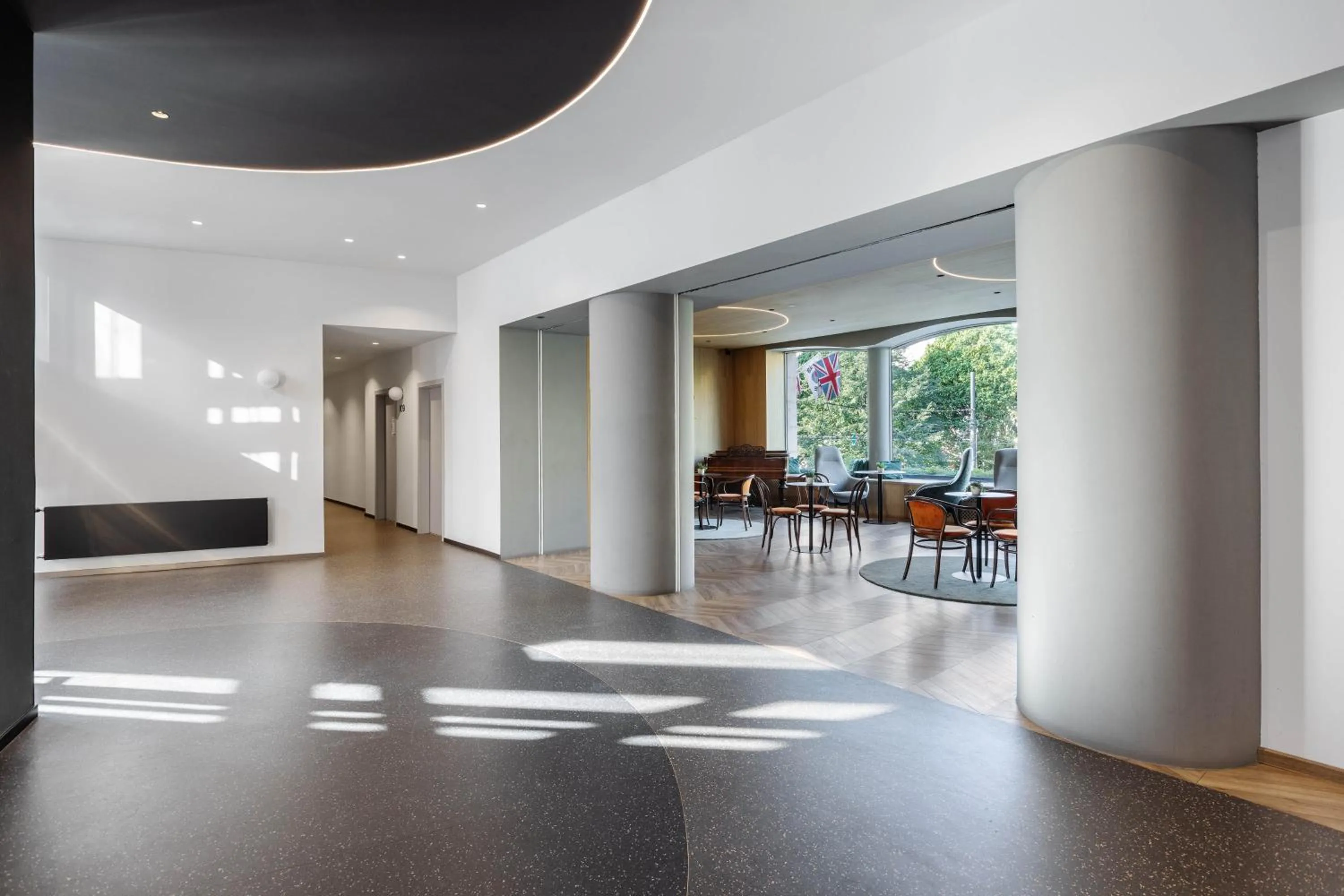 Lobby or reception in Hotel Beránek