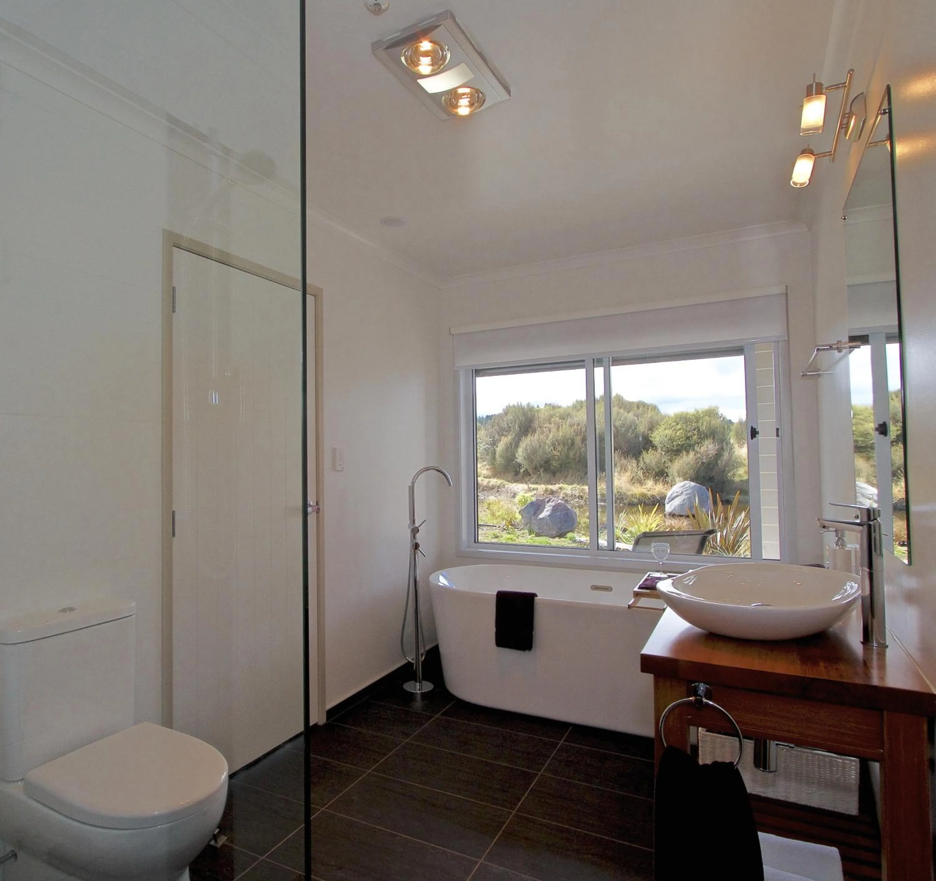 Shower in Tongariro Suites