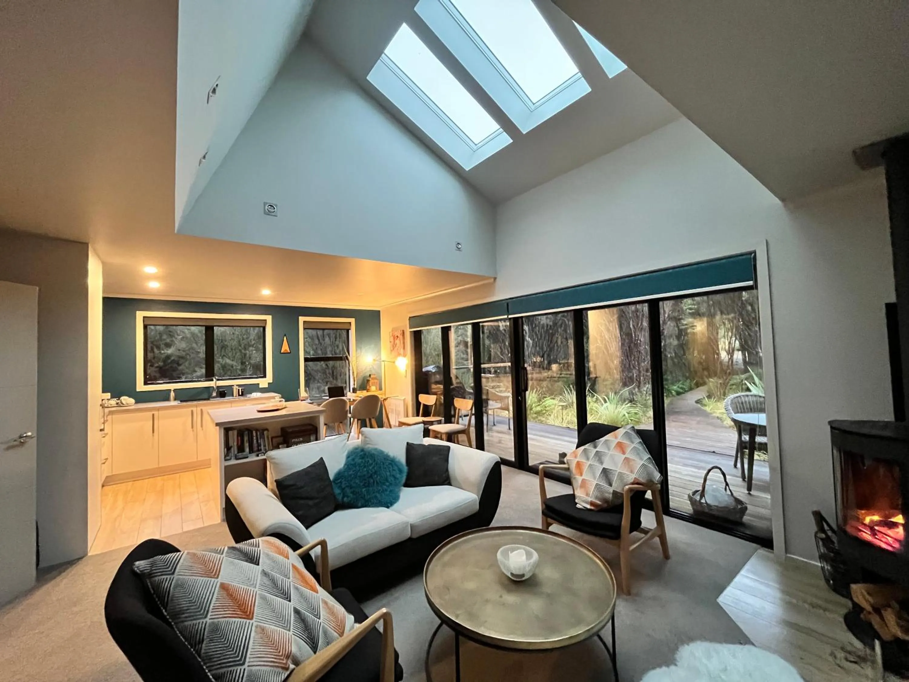 Bed in Tongariro Suites