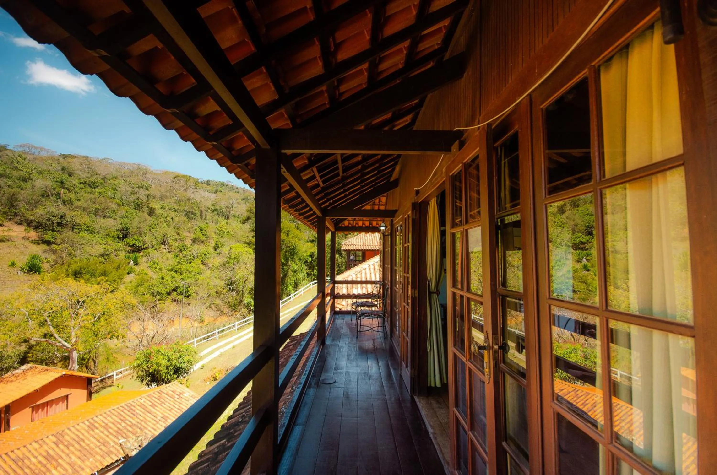 Balcony/Terrace in Hotel Fazenda FASCINAÇÃO