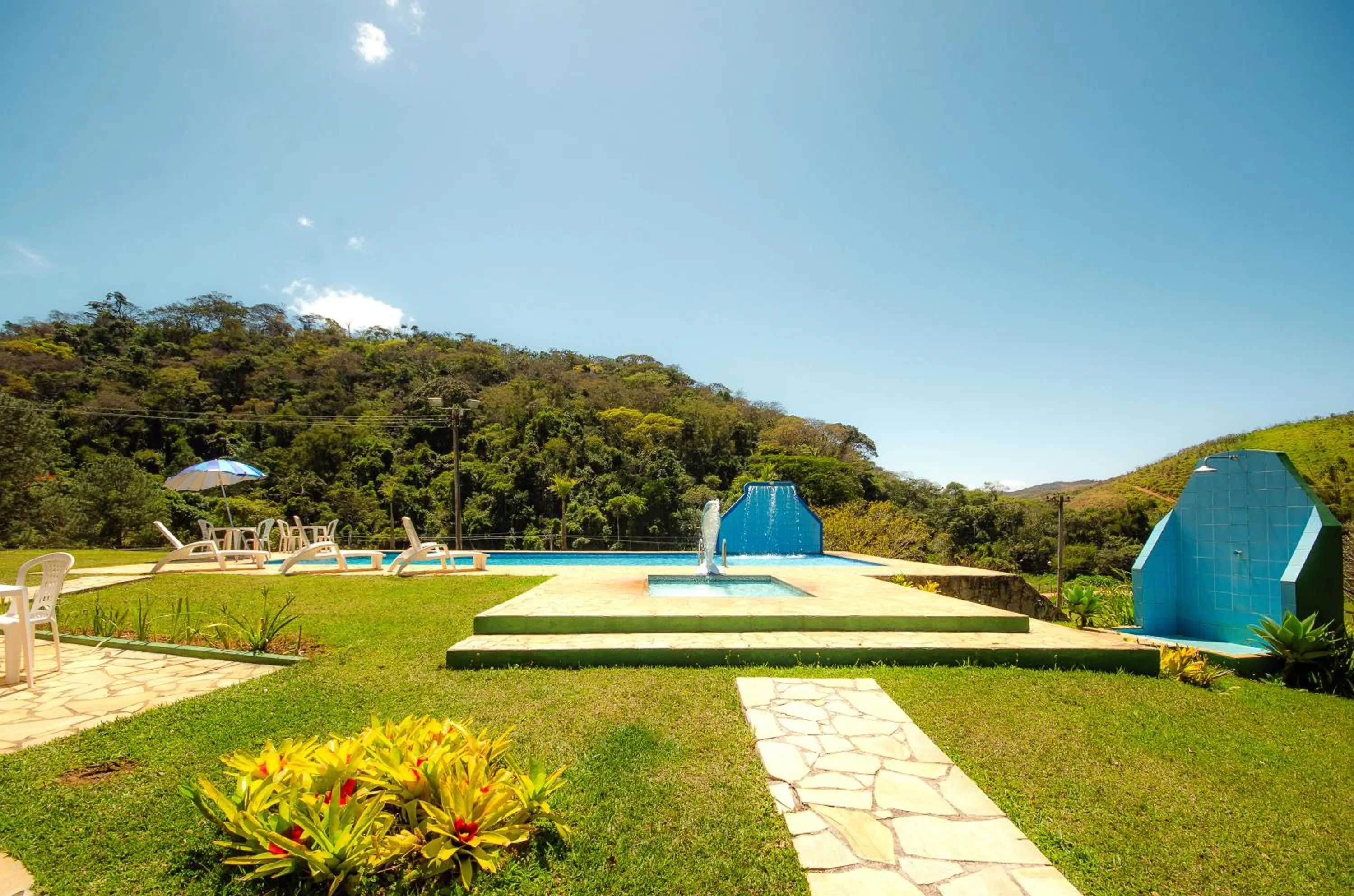Swimming pool in Hotel Fazenda FASCINAÇÃO