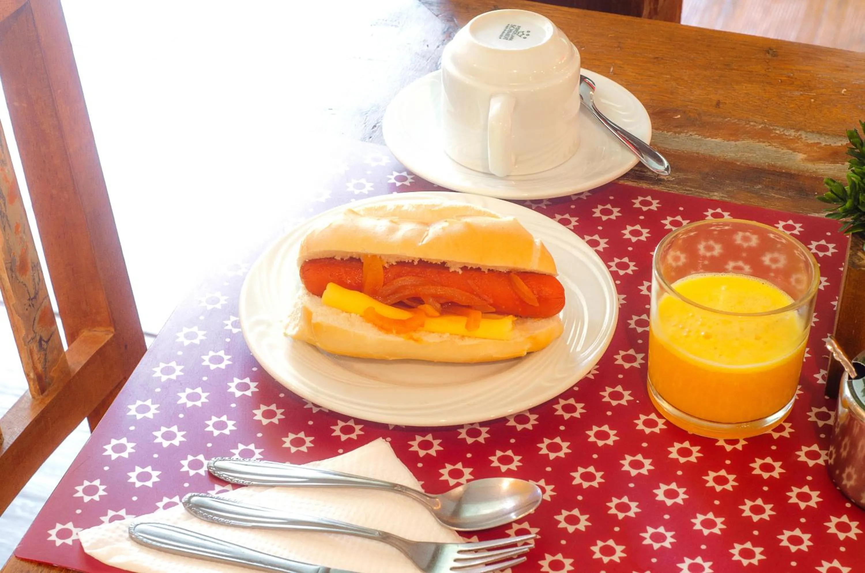 Continental breakfast in Hotel Fazenda FASCINAÇÃO