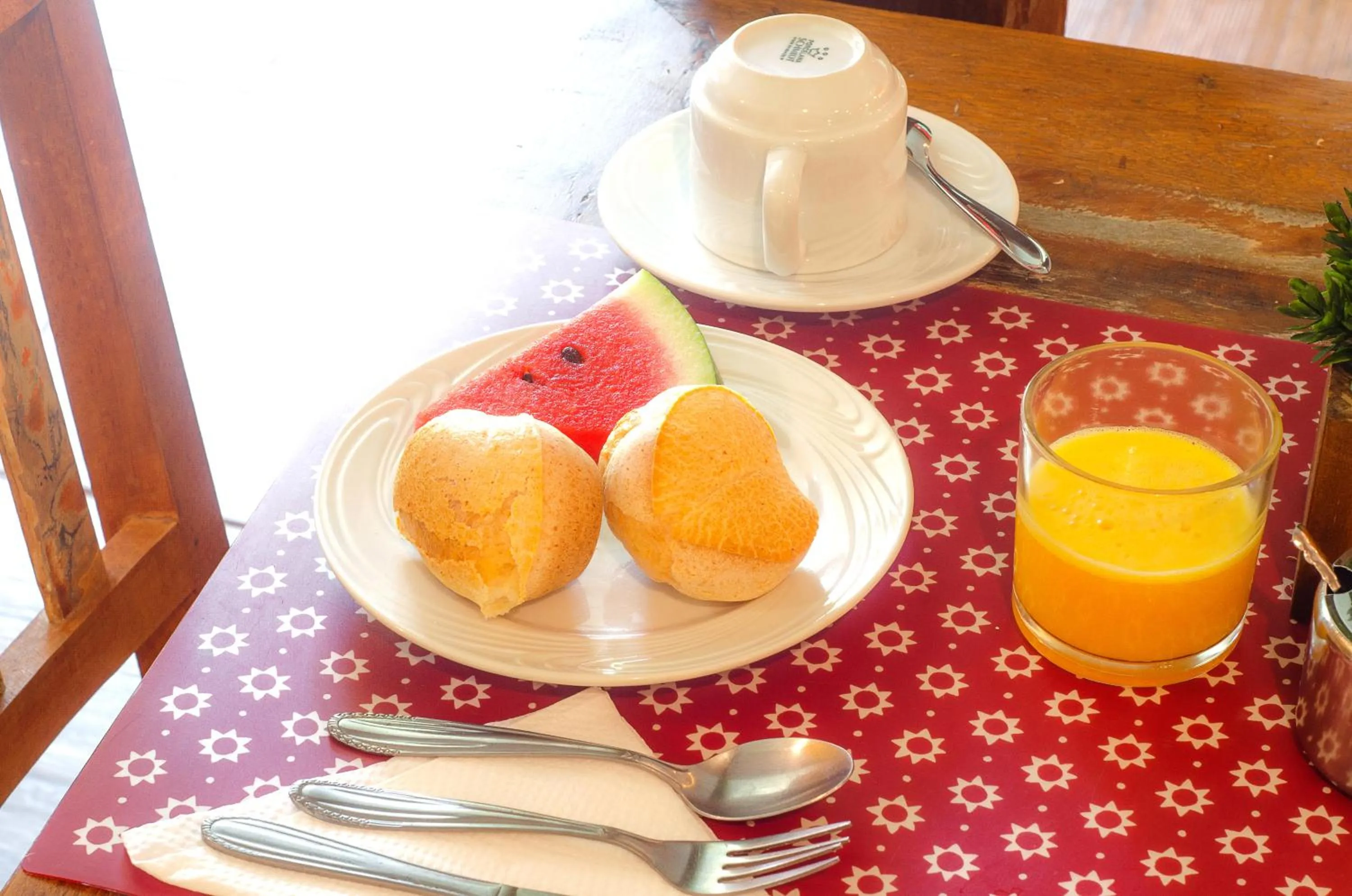 Continental breakfast in Hotel Fazenda FASCINAÇÃO