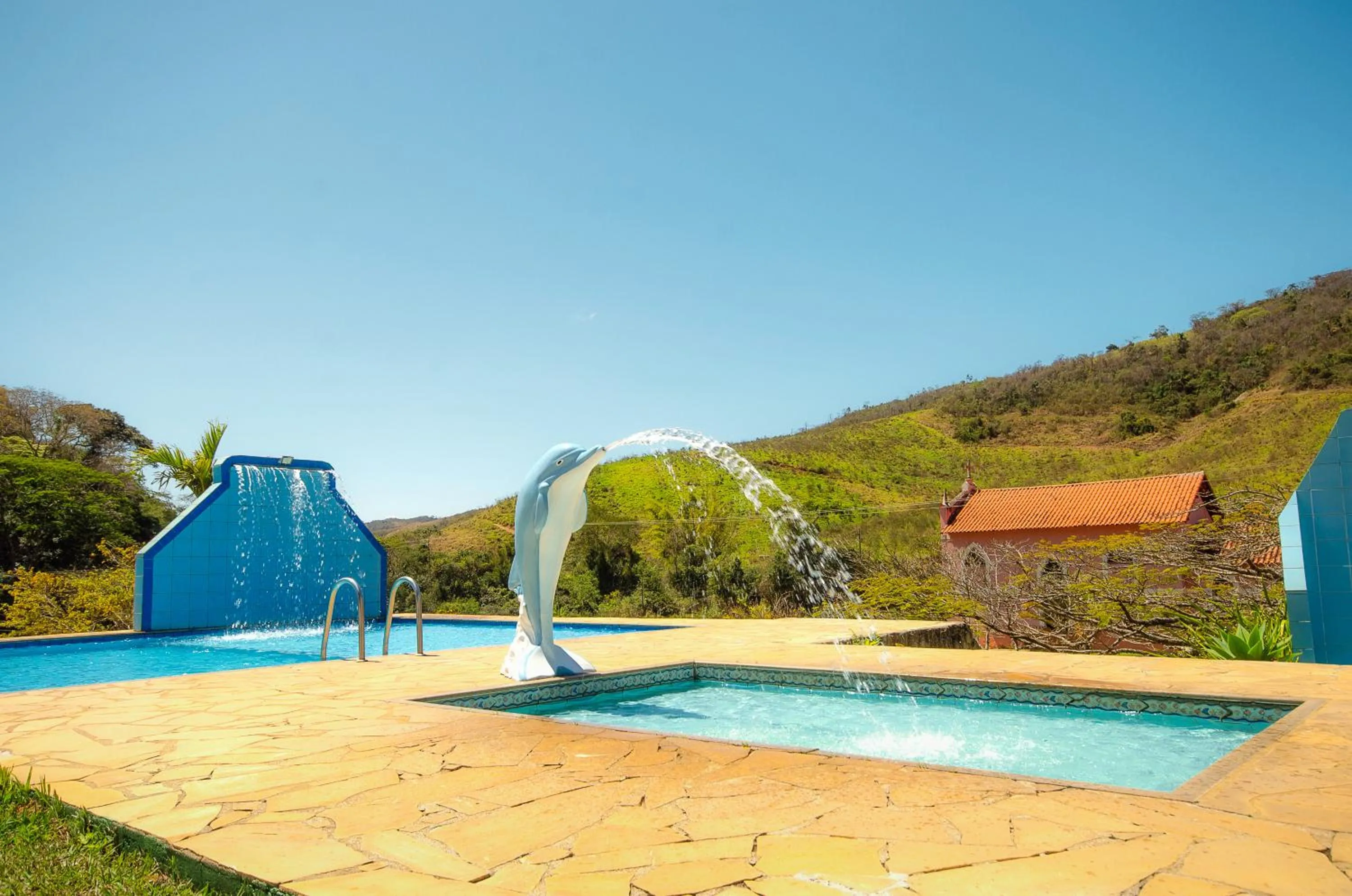 Swimming pool in Hotel Fazenda FASCINAÇÃO