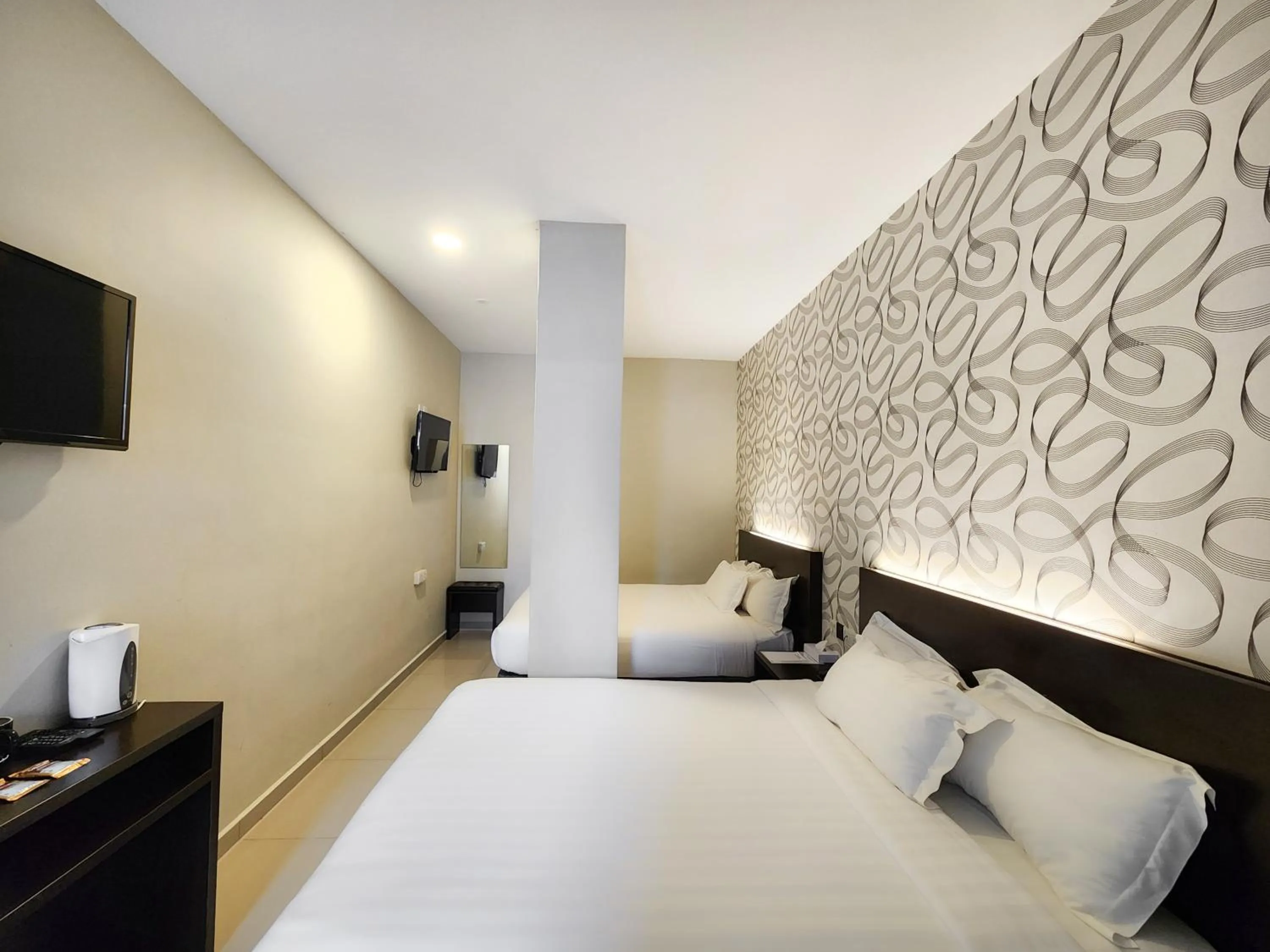 Bed in Izumi Hotel Bukit Bintang Kuala Lumpur
