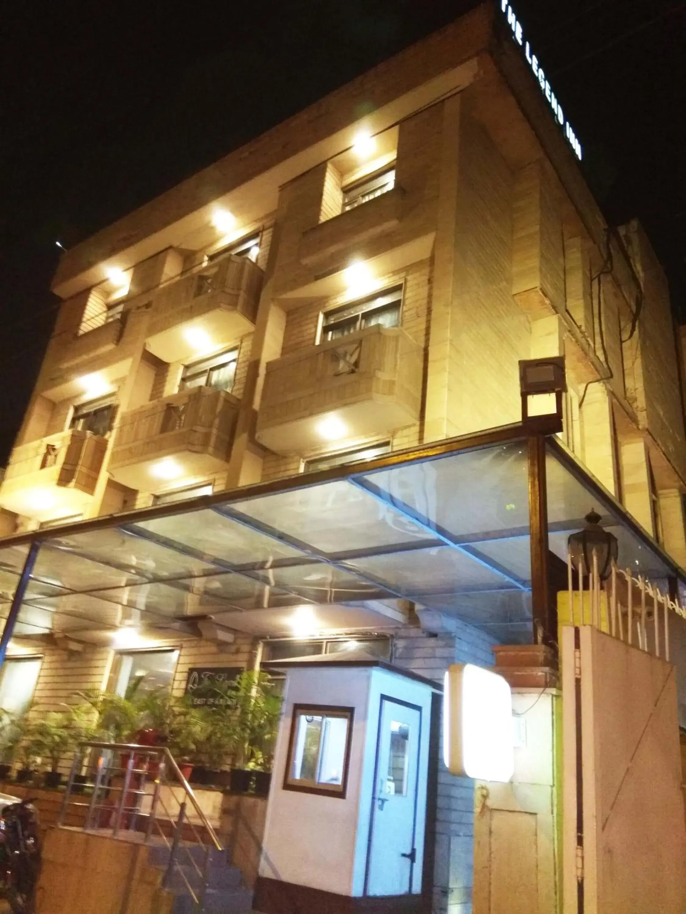 Property building in The Legend Inn Delhi Property building in The Legend Inn Delhi
