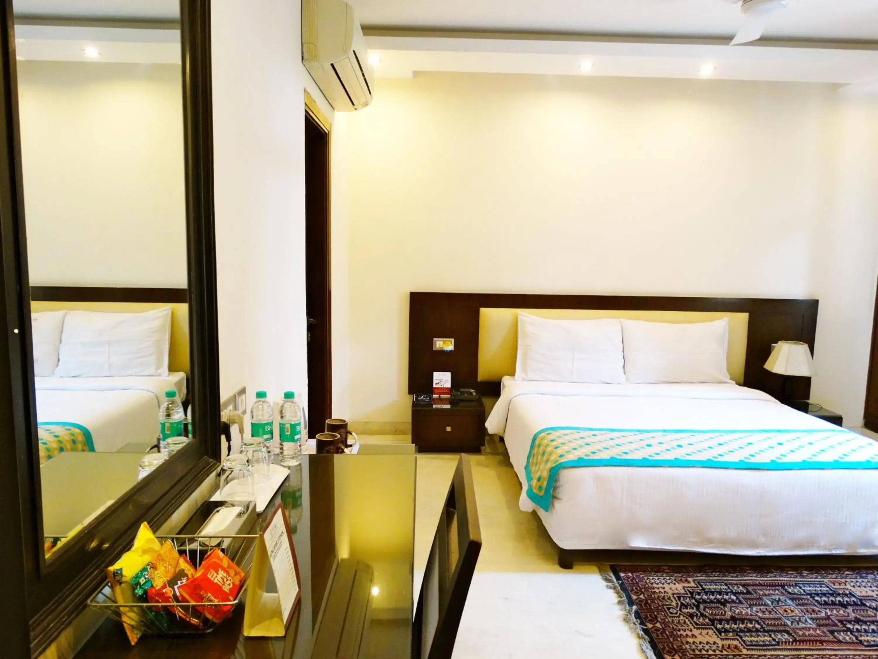 Bed in The Legend Inn Delhi Bed in The Legend Inn Delhi